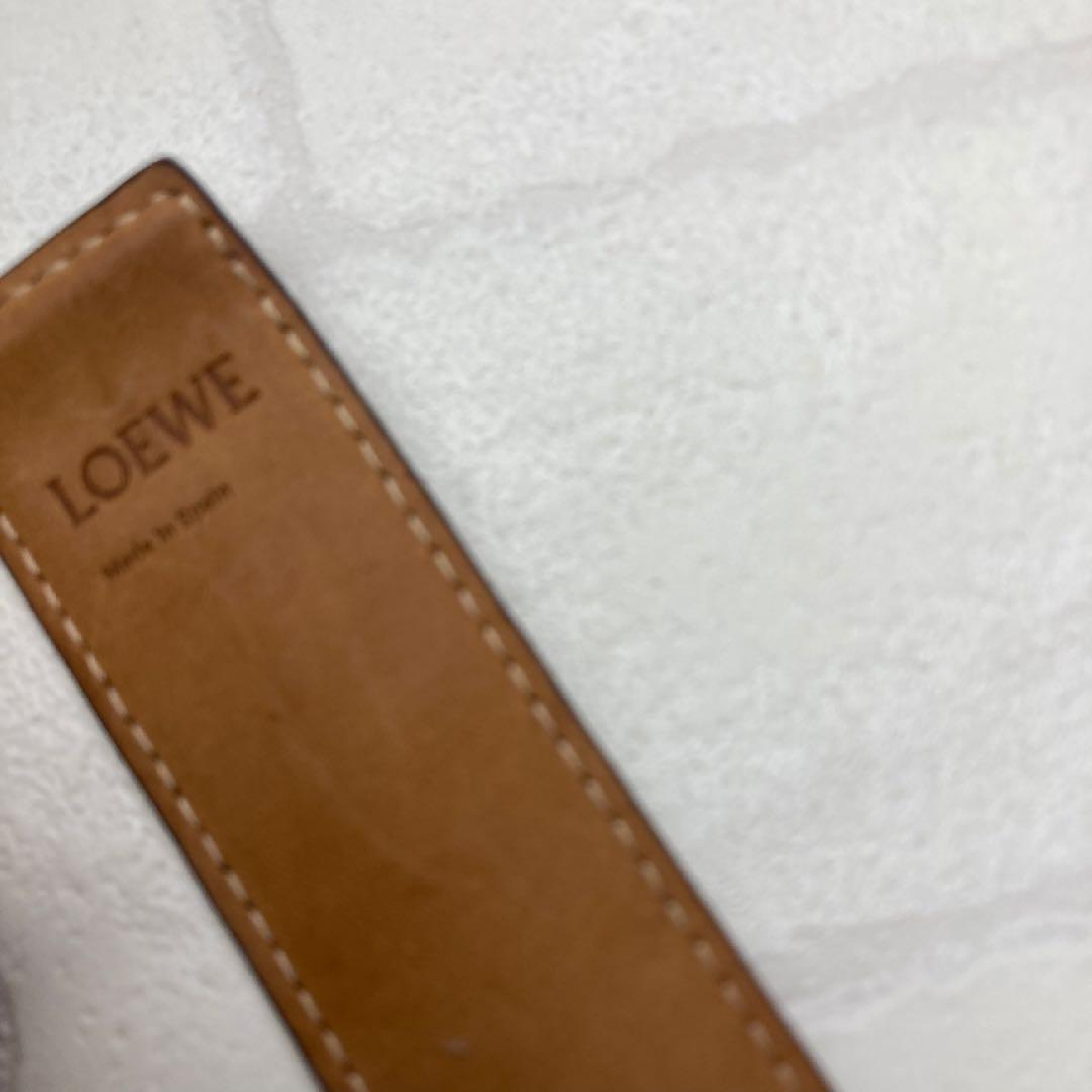 Slap Bracelet, Leather, Camel, Bangle, Anagram, Other Accessories — view 6