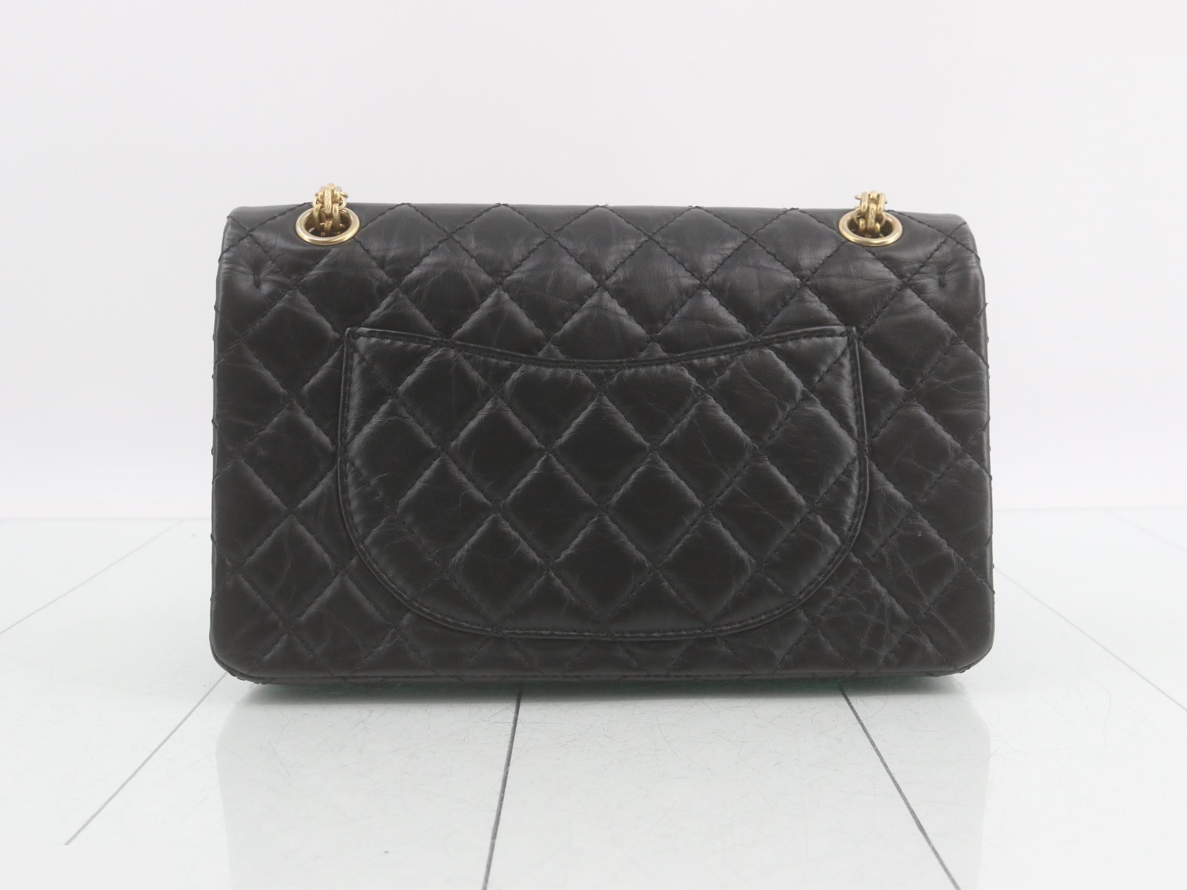 2.55 Matelassé Leather Double Flap Double Chain Shoulder Bag — view 2