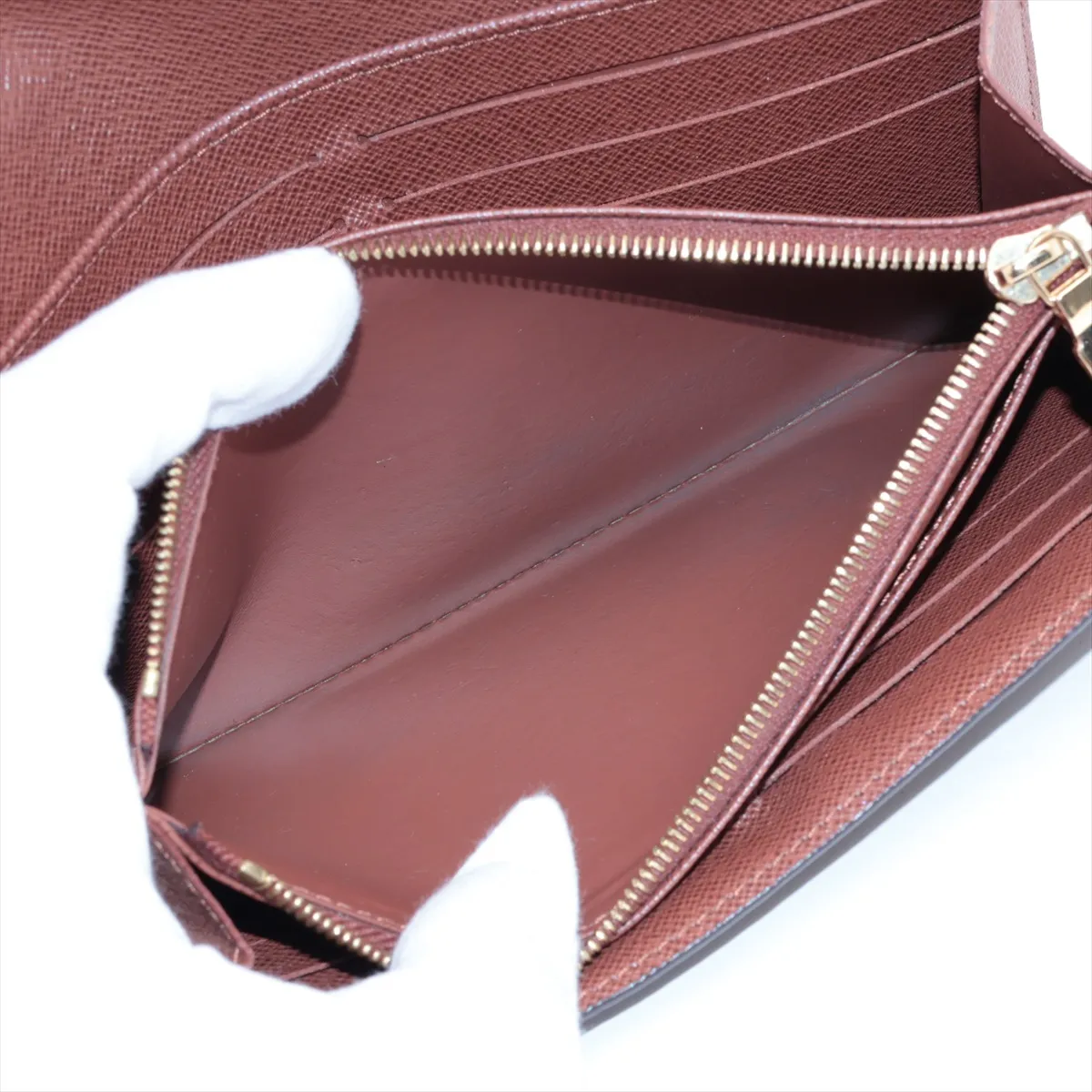 Monogram Portefeuille Sara M60531 Brown Long Wallet RFID Reactive — view 8