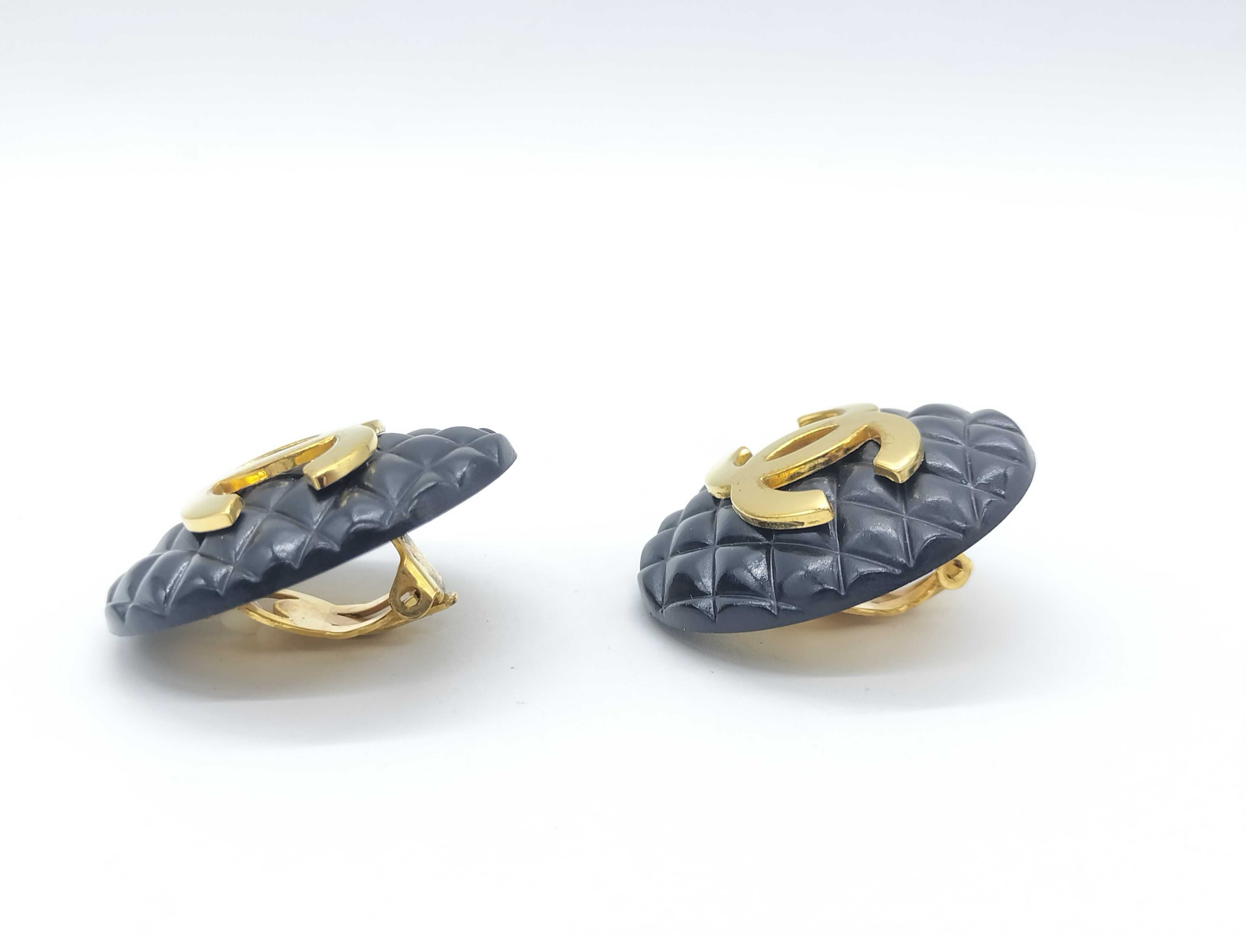 Matelassé Coco Mark Earrings — view 2