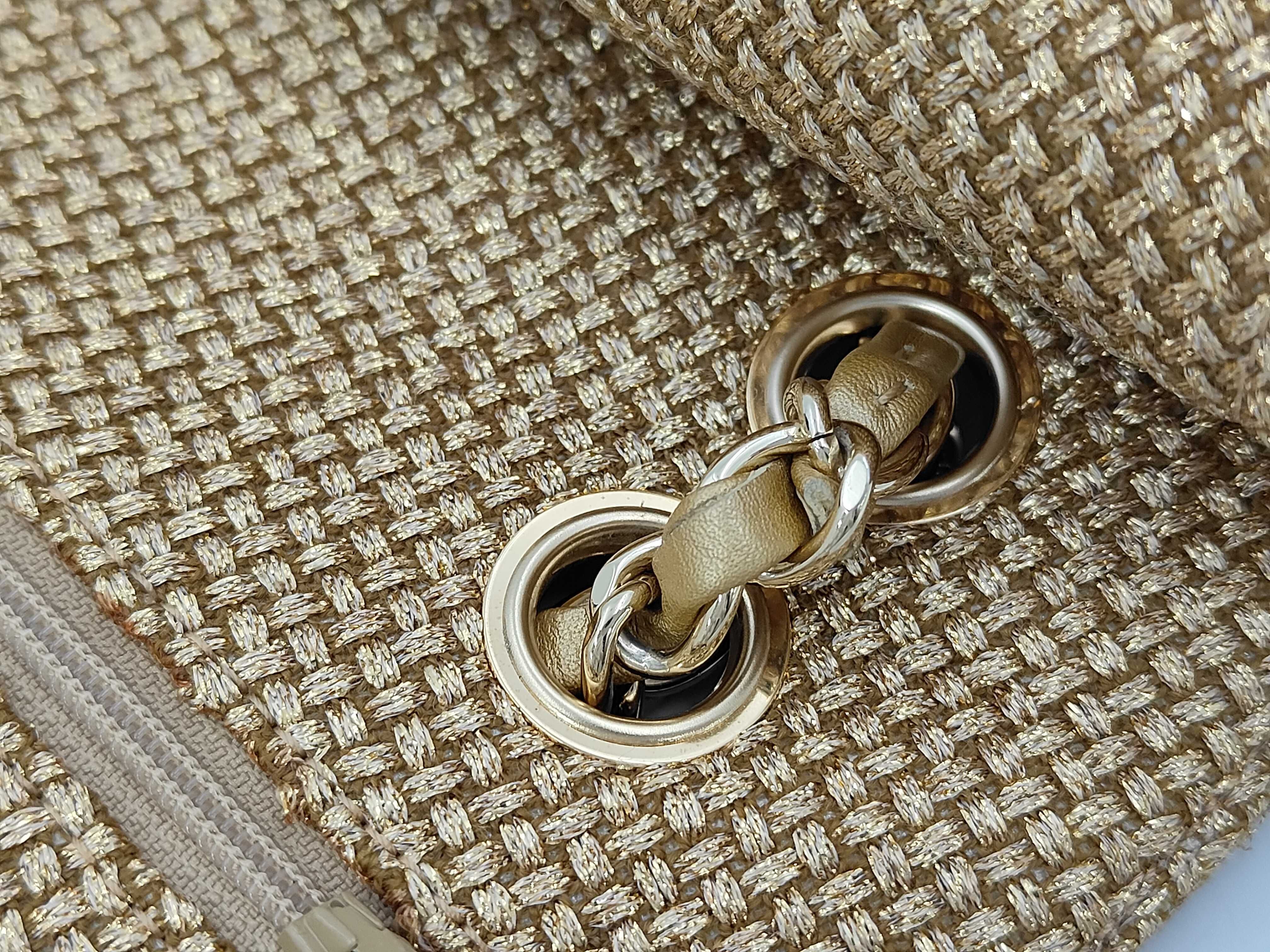 Double Flap Mirror Chain Shoulder Bag — view 5