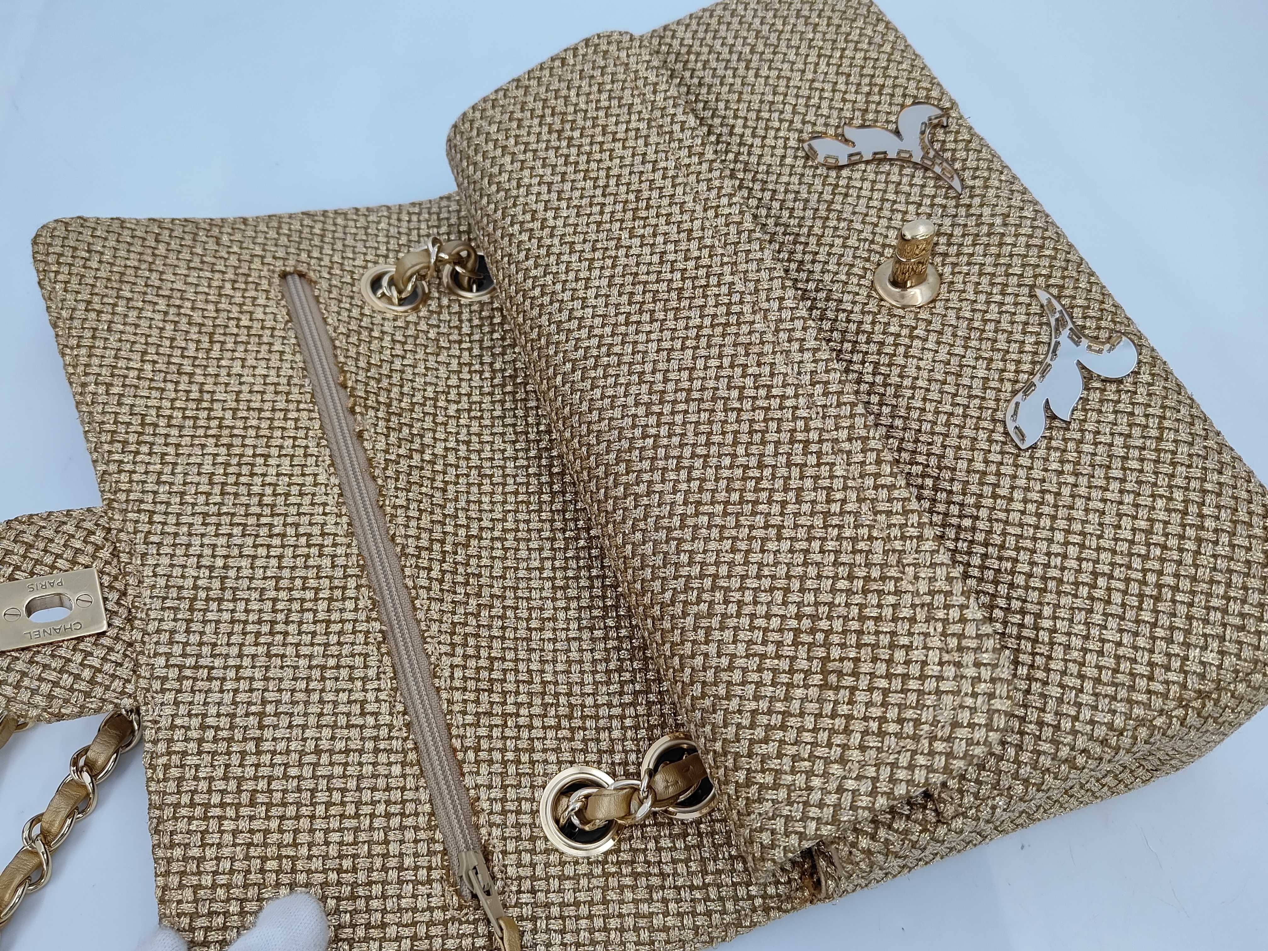Double Flap Mirror Chain Shoulder Bag — view 6