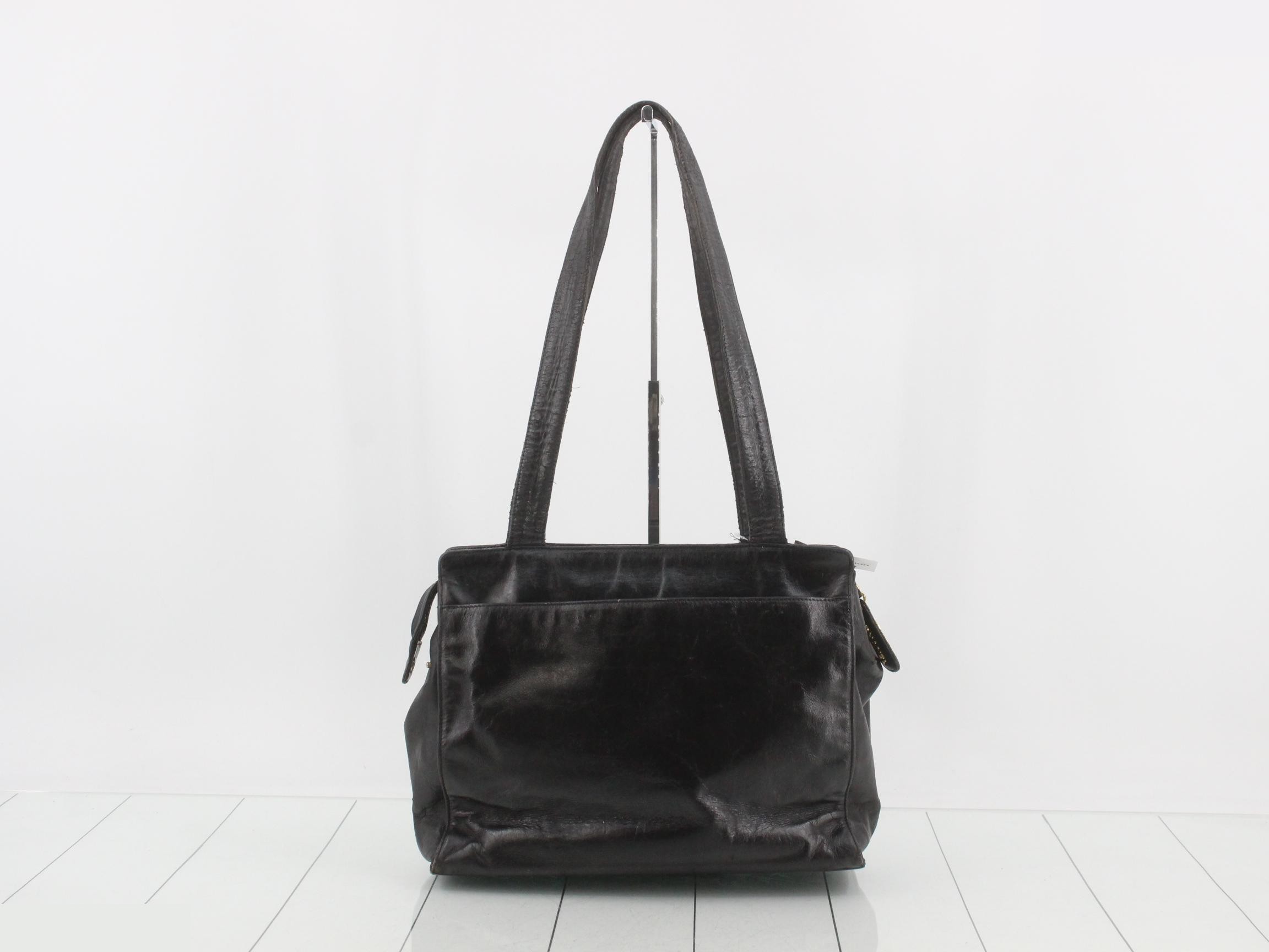 Leather Coco Mark Semi-Shoulder Bag — view 2