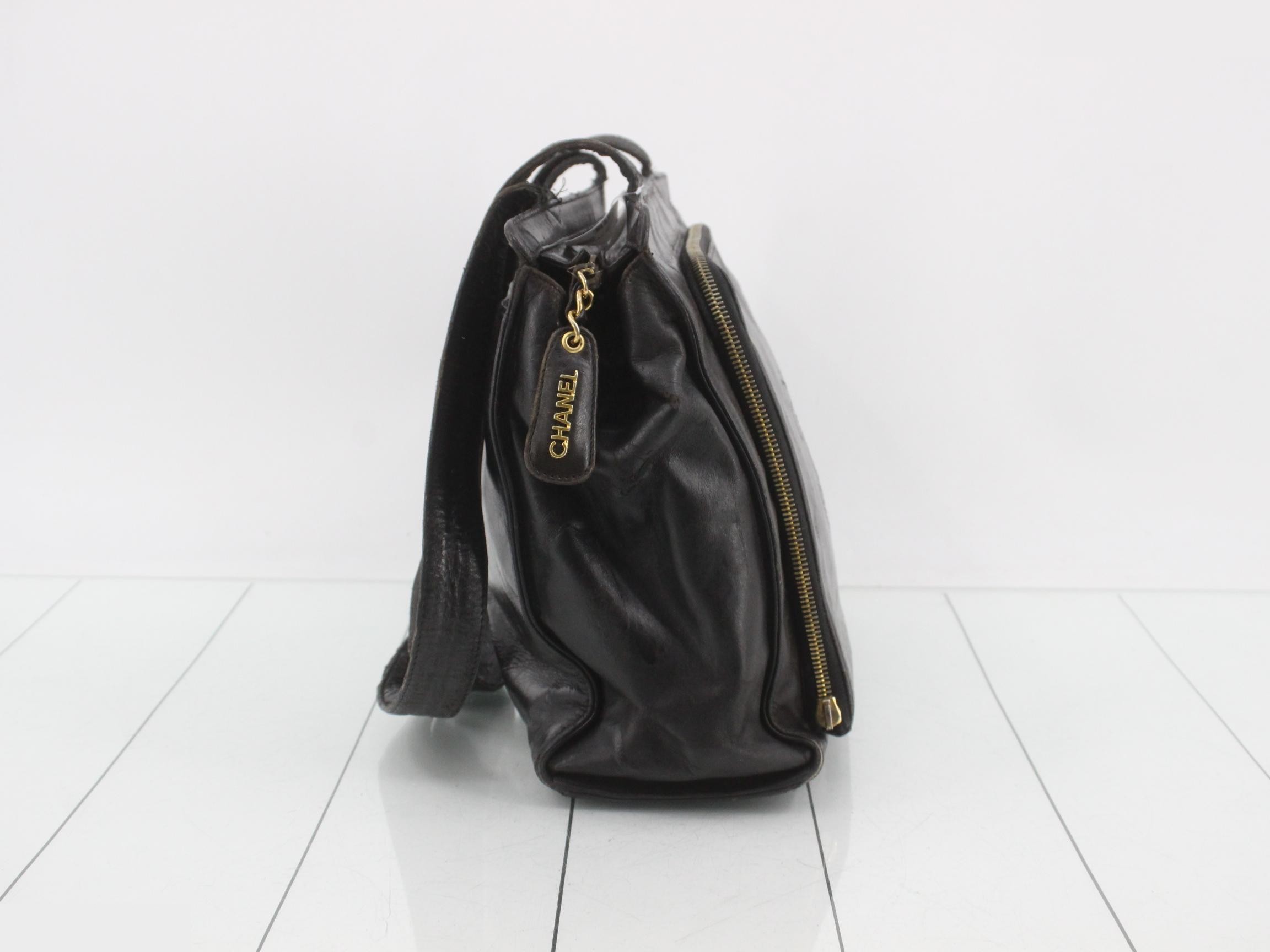 Leather Coco Mark Semi-Shoulder Bag — view 4