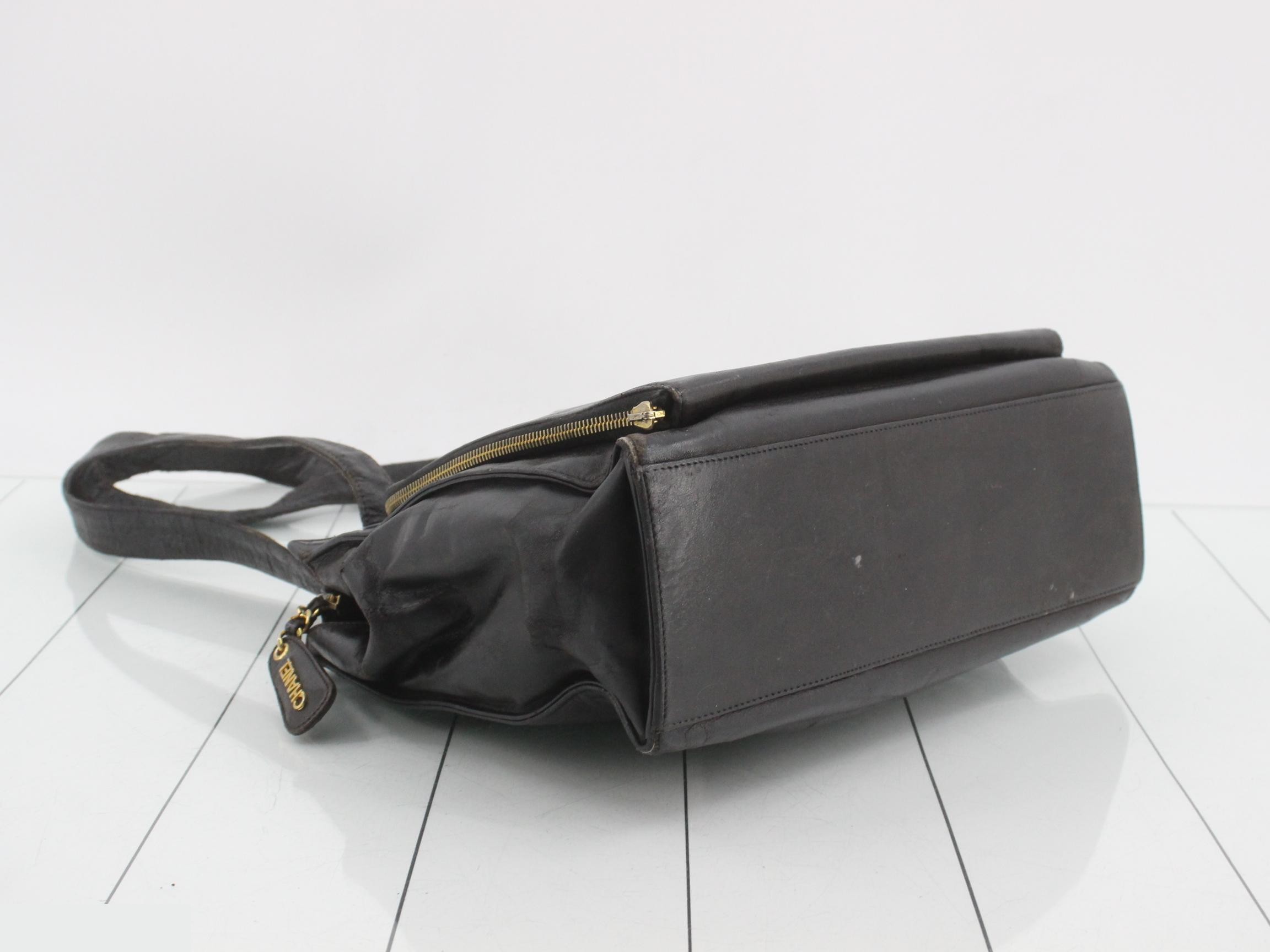 Leather Coco Mark Semi-Shoulder Bag — view 5