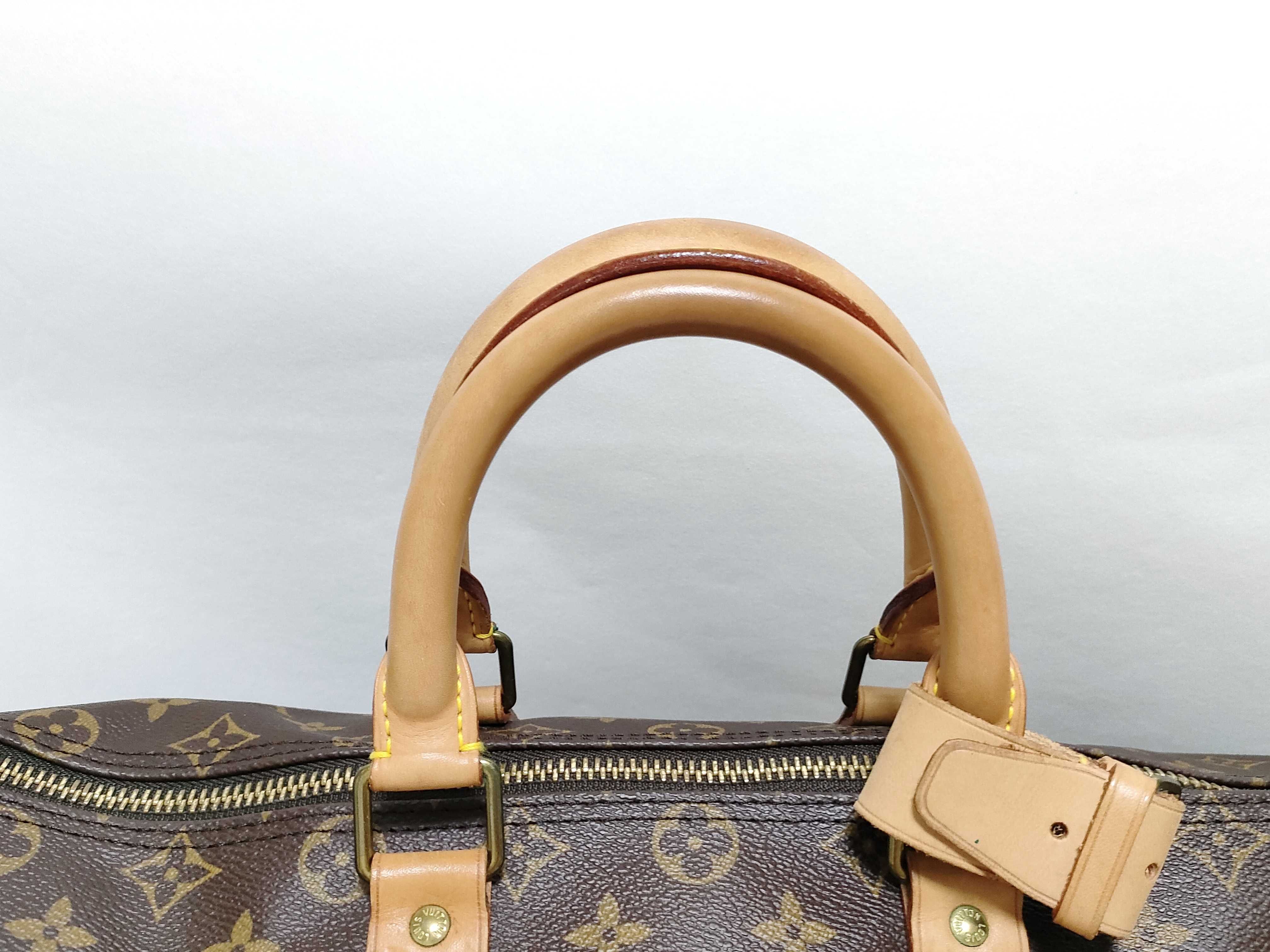 Monogram Keepall Bandoulière 45 M41418 VI1920 Brown Boston Bag — view 3