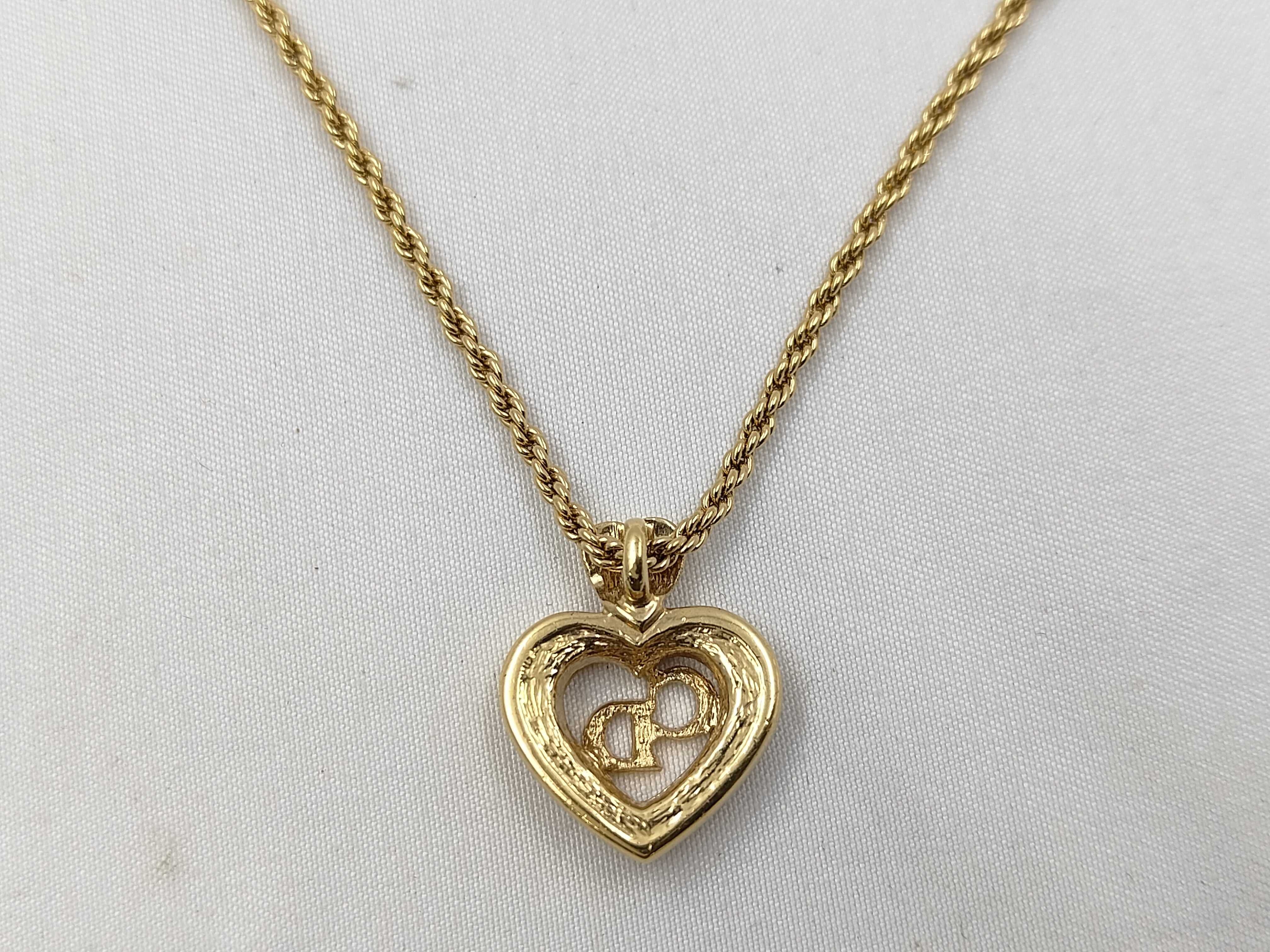 logo rhinestone necklace — view 2