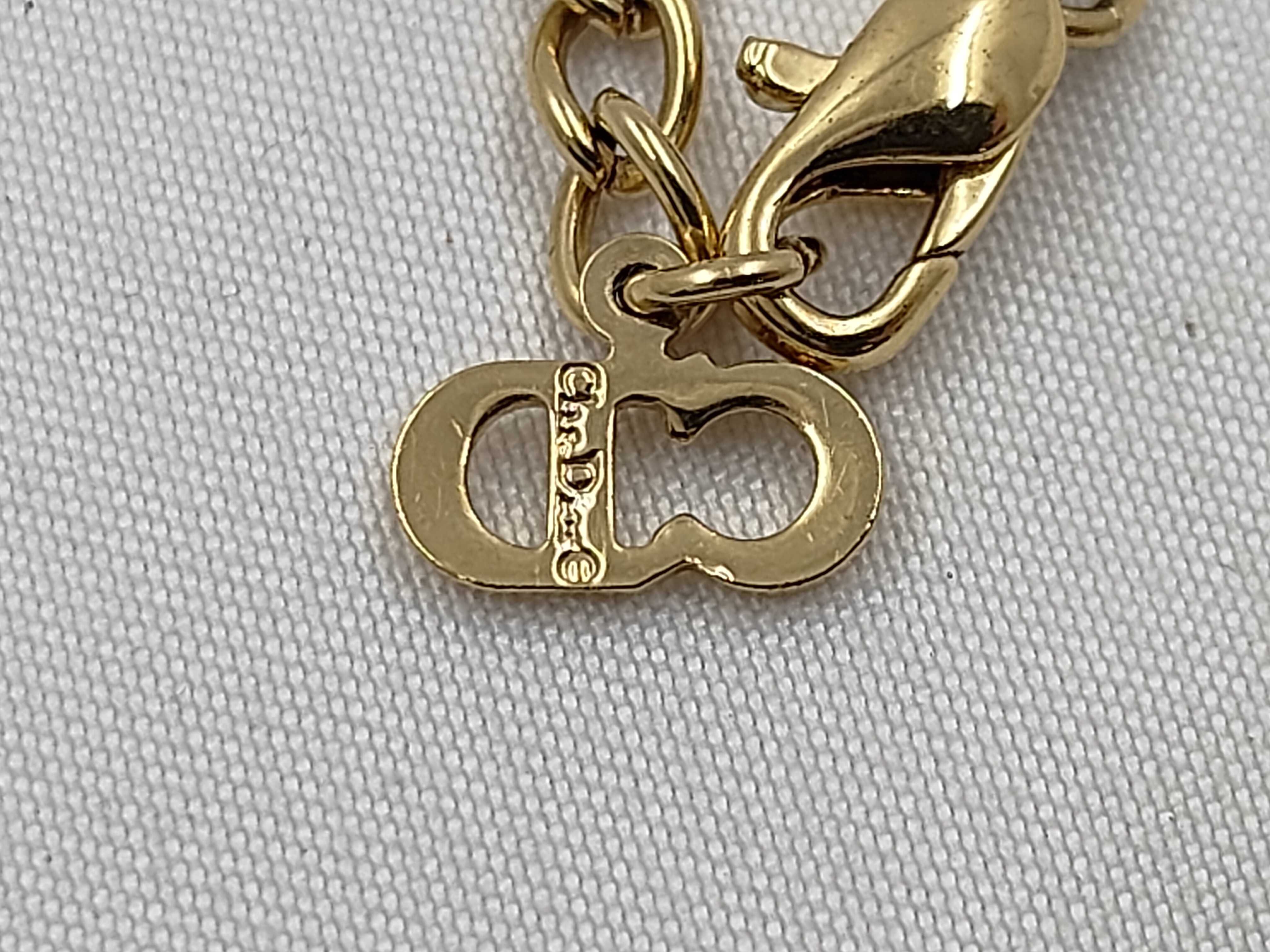 logo rhinestone necklace — view 5