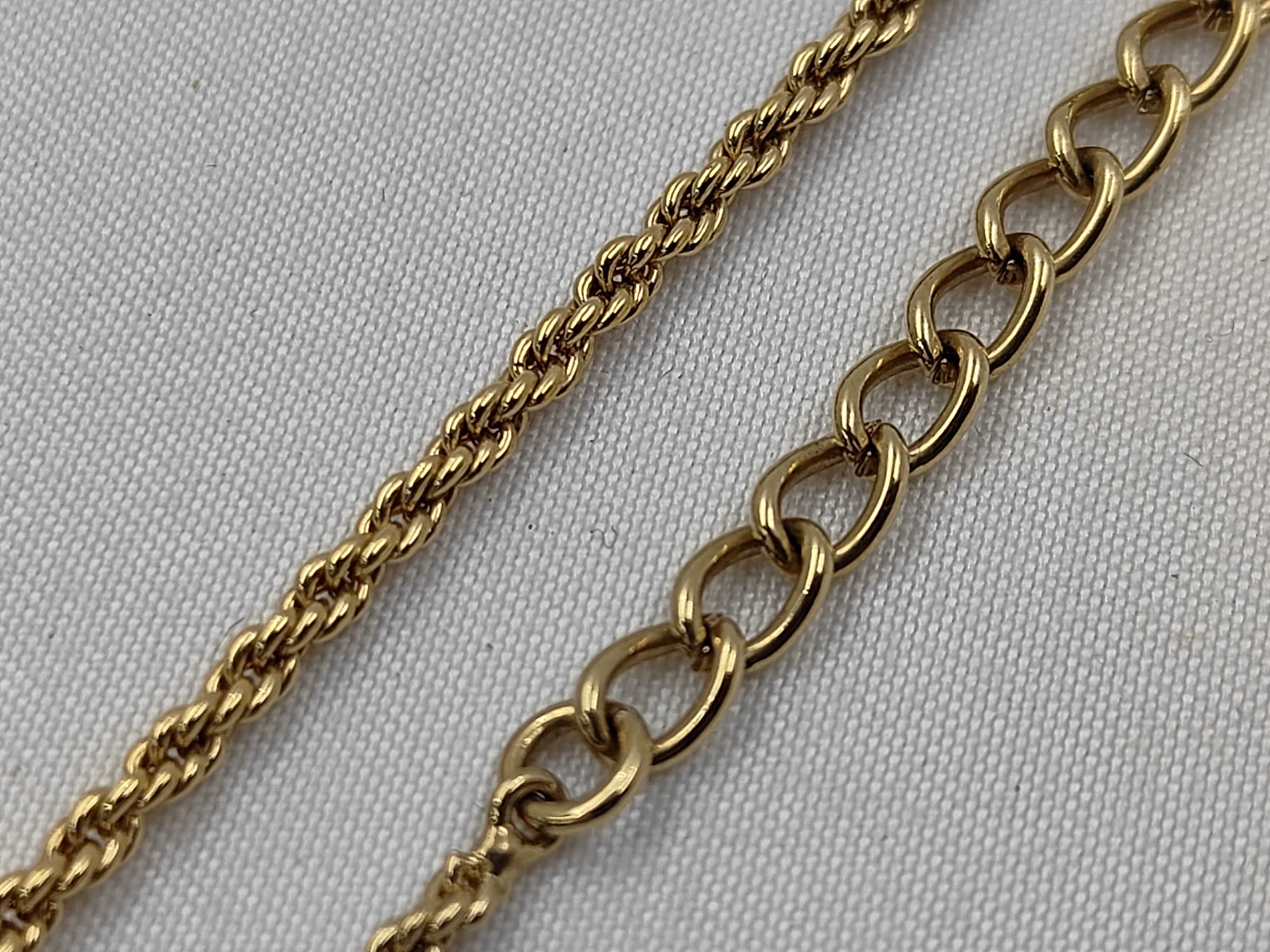 logo rhinestone necklace — view 7