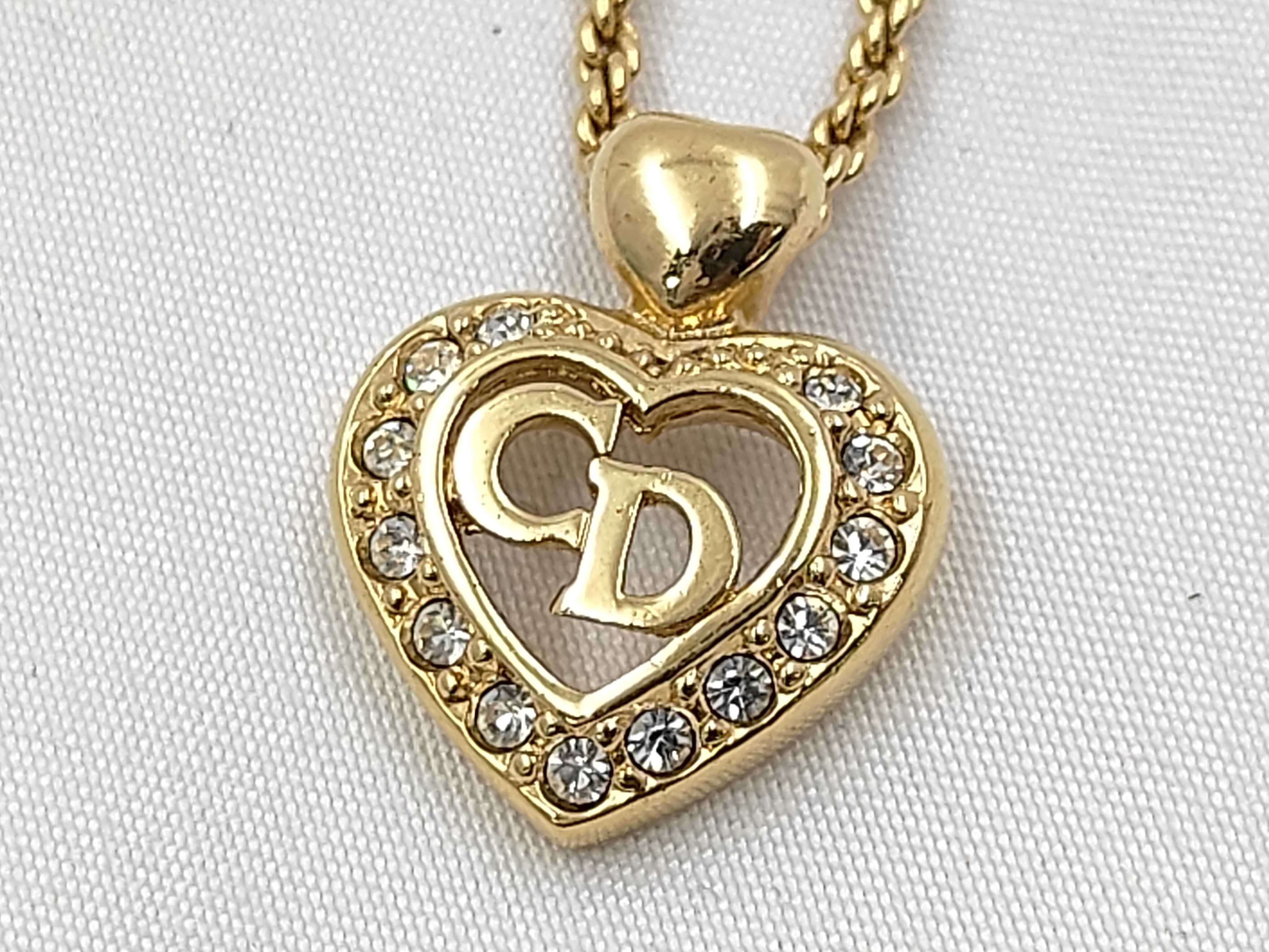 logo rhinestone necklace — view 8
