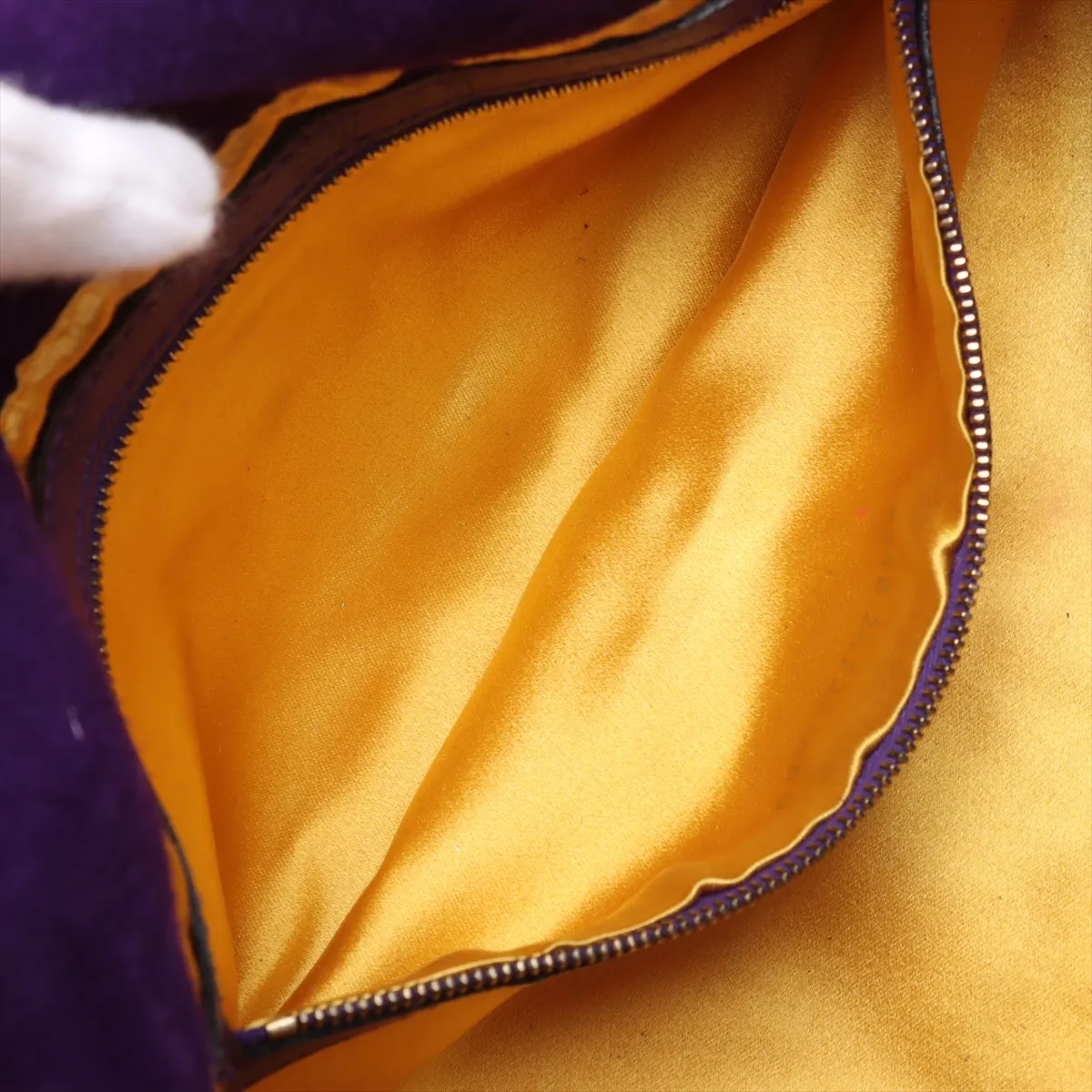 suede x leather shoulder bag purple 26725 — view 8