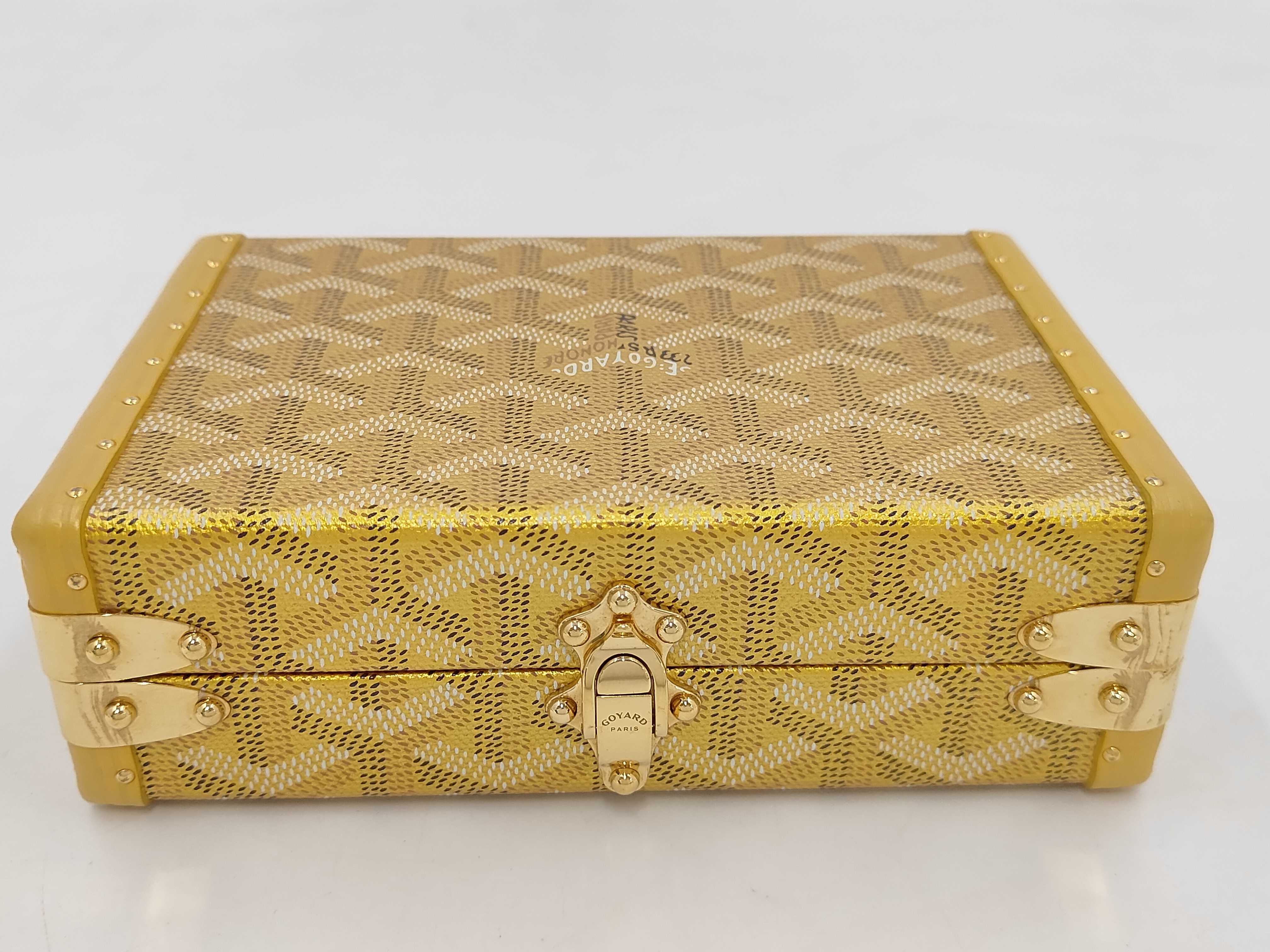 Herringbone Minaudielle Shoulder Bag Yellow Shoulder Bag — view 9