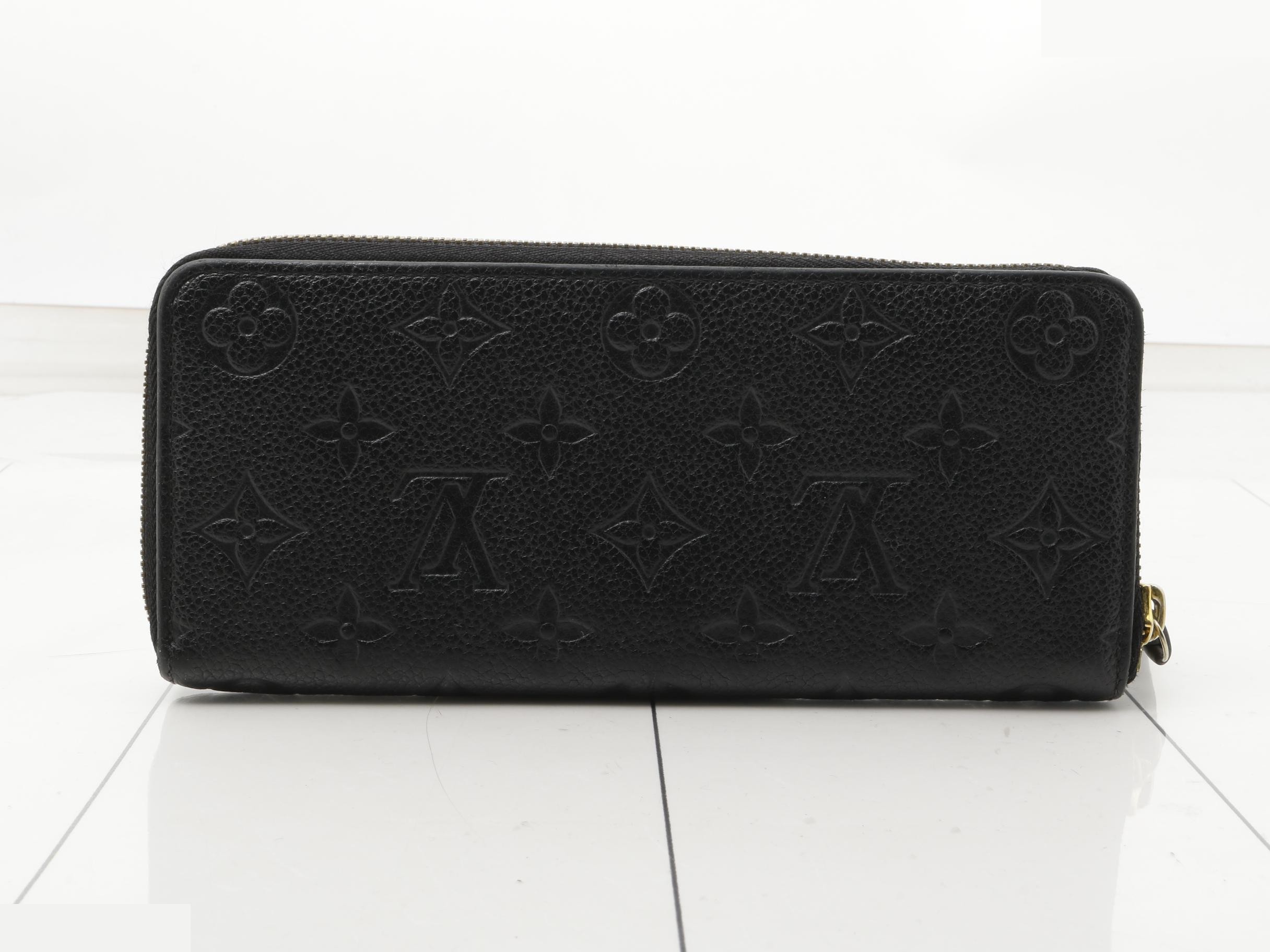 Portefeuille Clemence Noir Round Zipper Long Wallet — view 2
