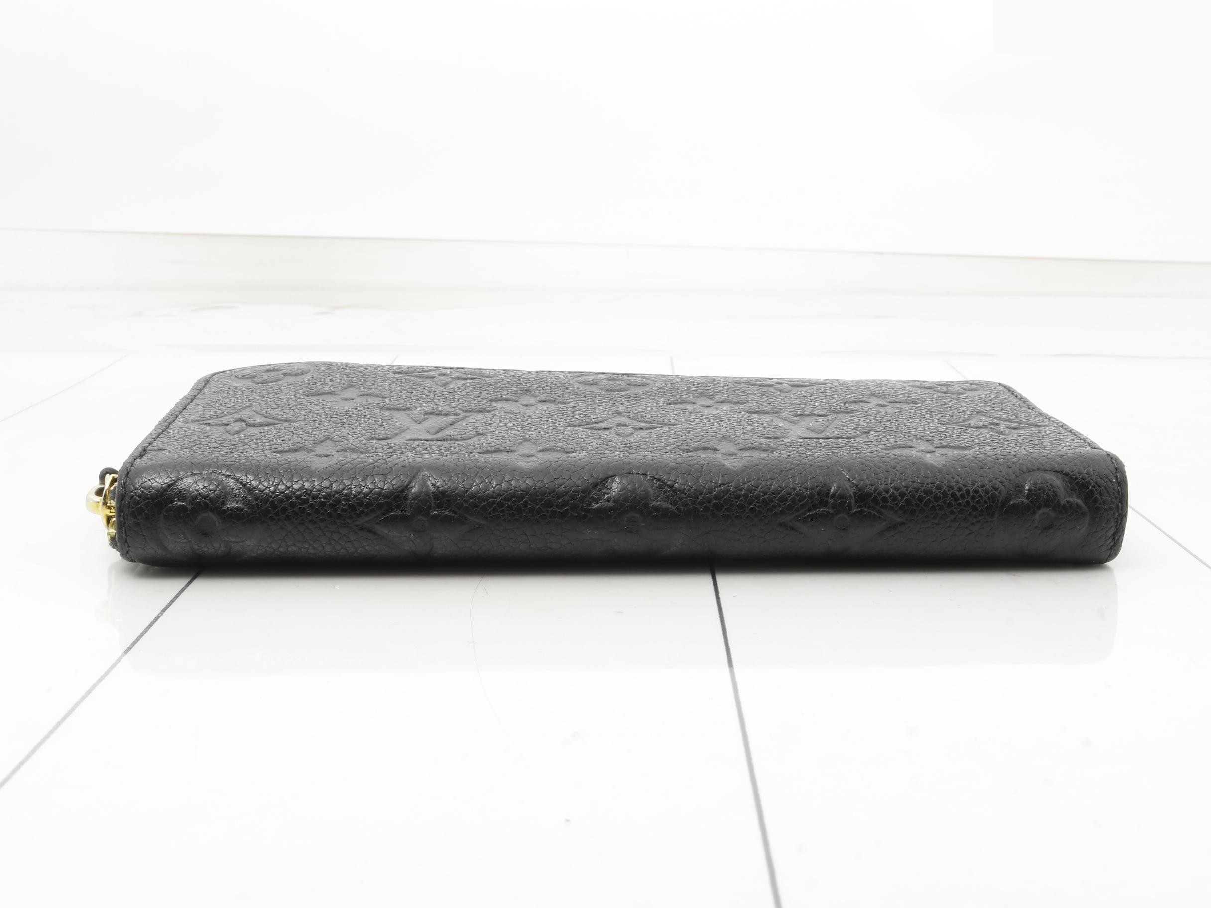 Portefeuille Clemence Noir Round Zipper Long Wallet — view 3