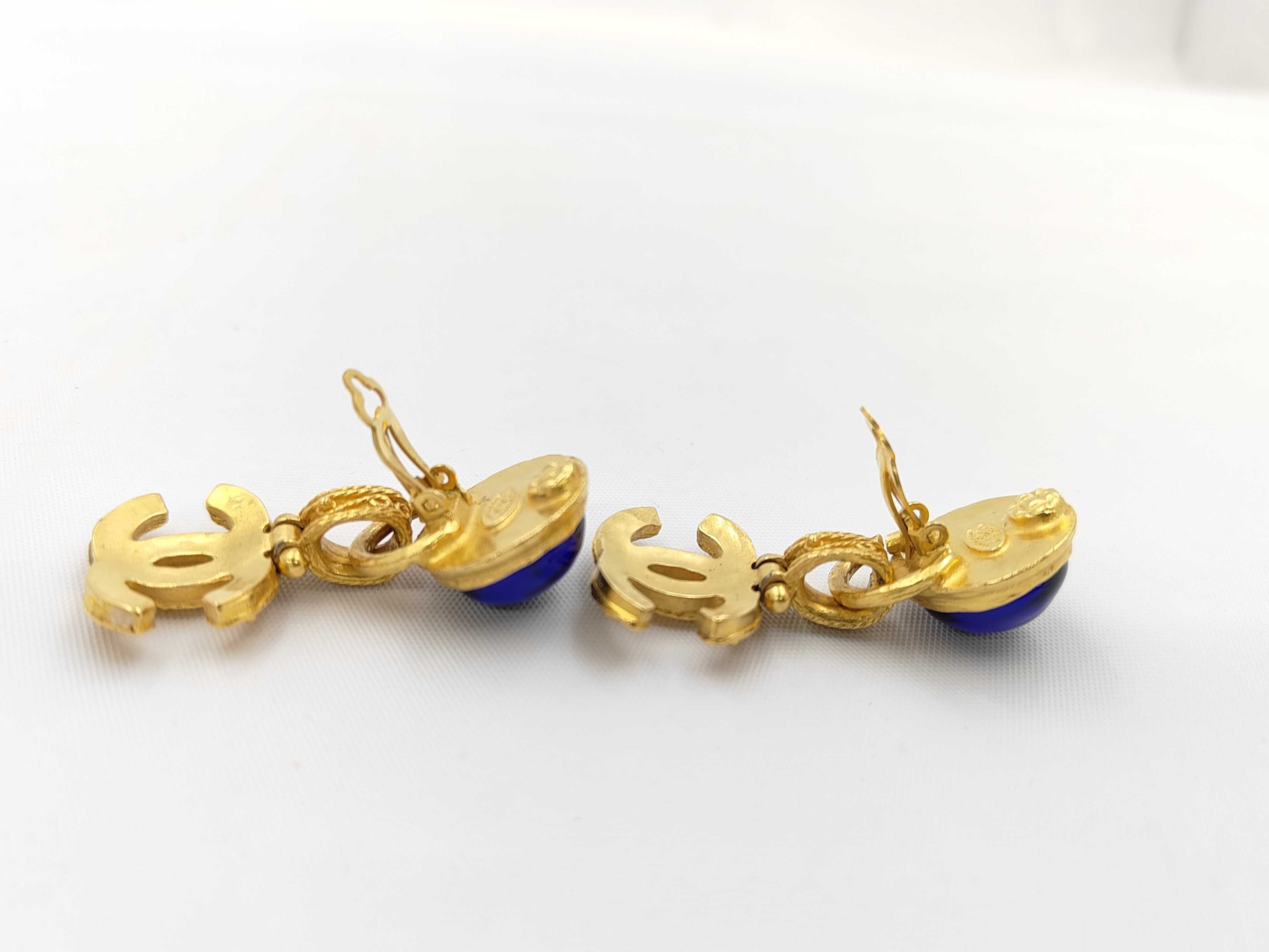 94A Swing Coco Mark Stud Colored Stone Earrings — view 4
