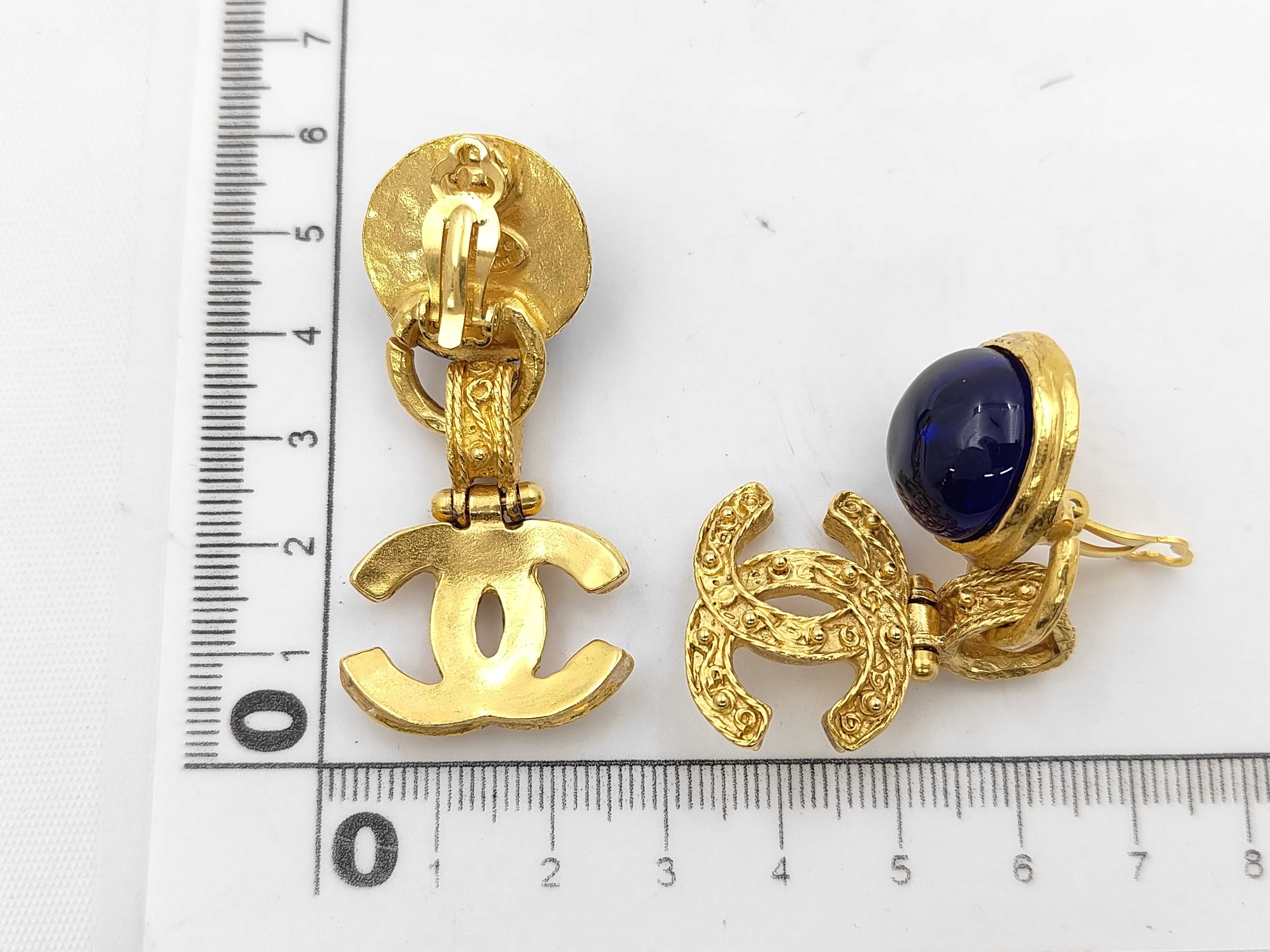 94A Swing Coco Mark Stud Colored Stone Earrings — view 6
