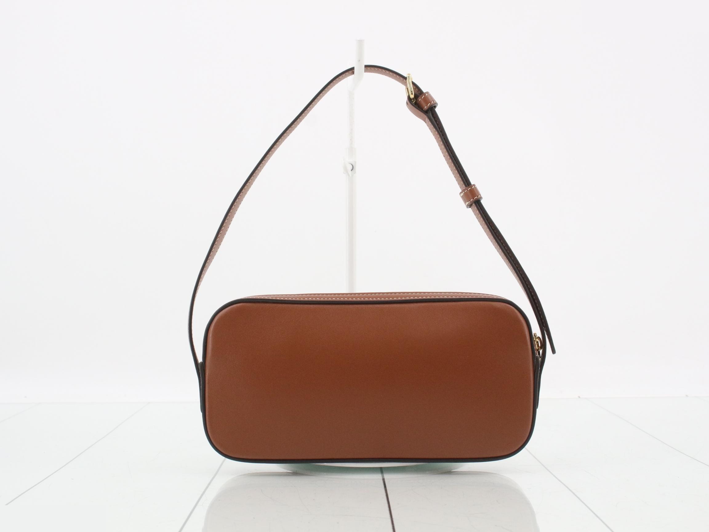 Triomphe semi-shoulder bag, unused, stored item. — view 2
