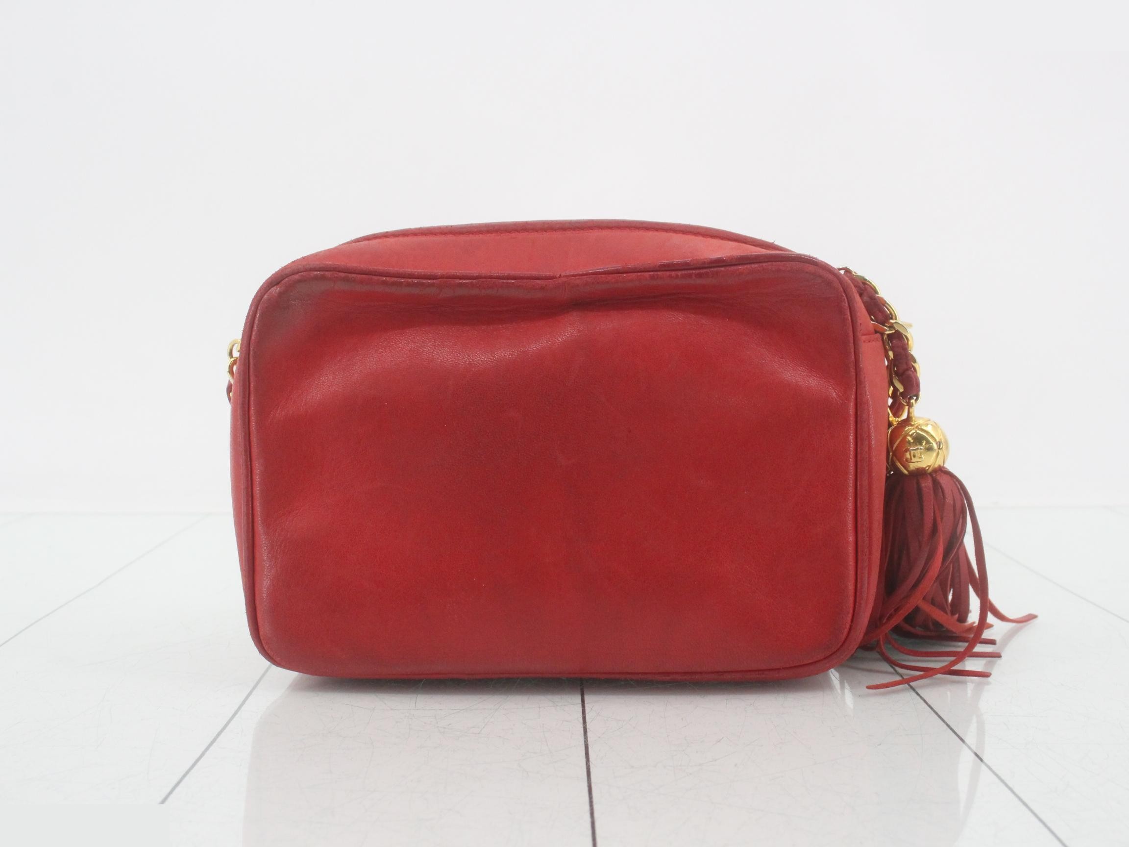 Leather chain shoulder bag — view 2