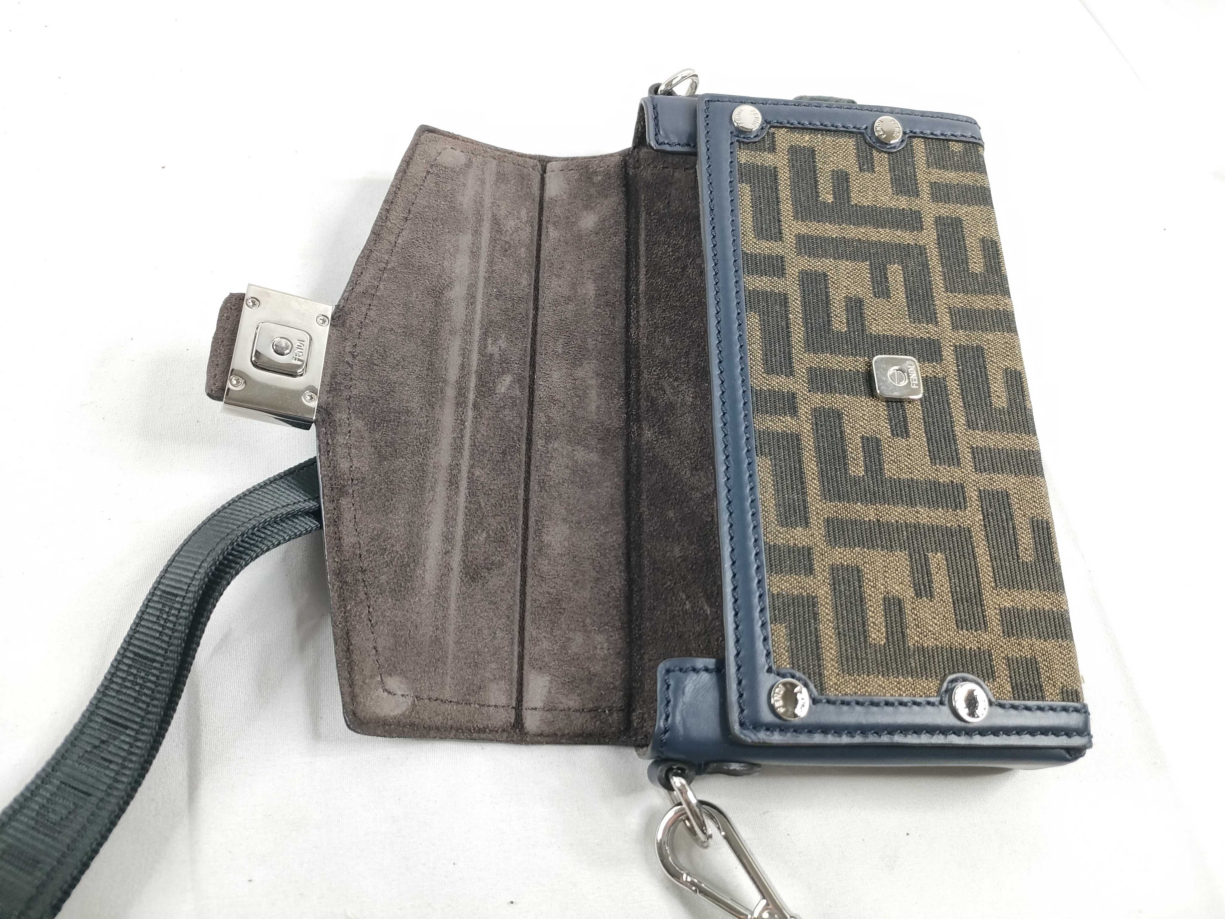 ZUCCa pattern ID- ZUCCa canvas x leather shoulder bag Brown 7AS139 Shoulder bag — view 8