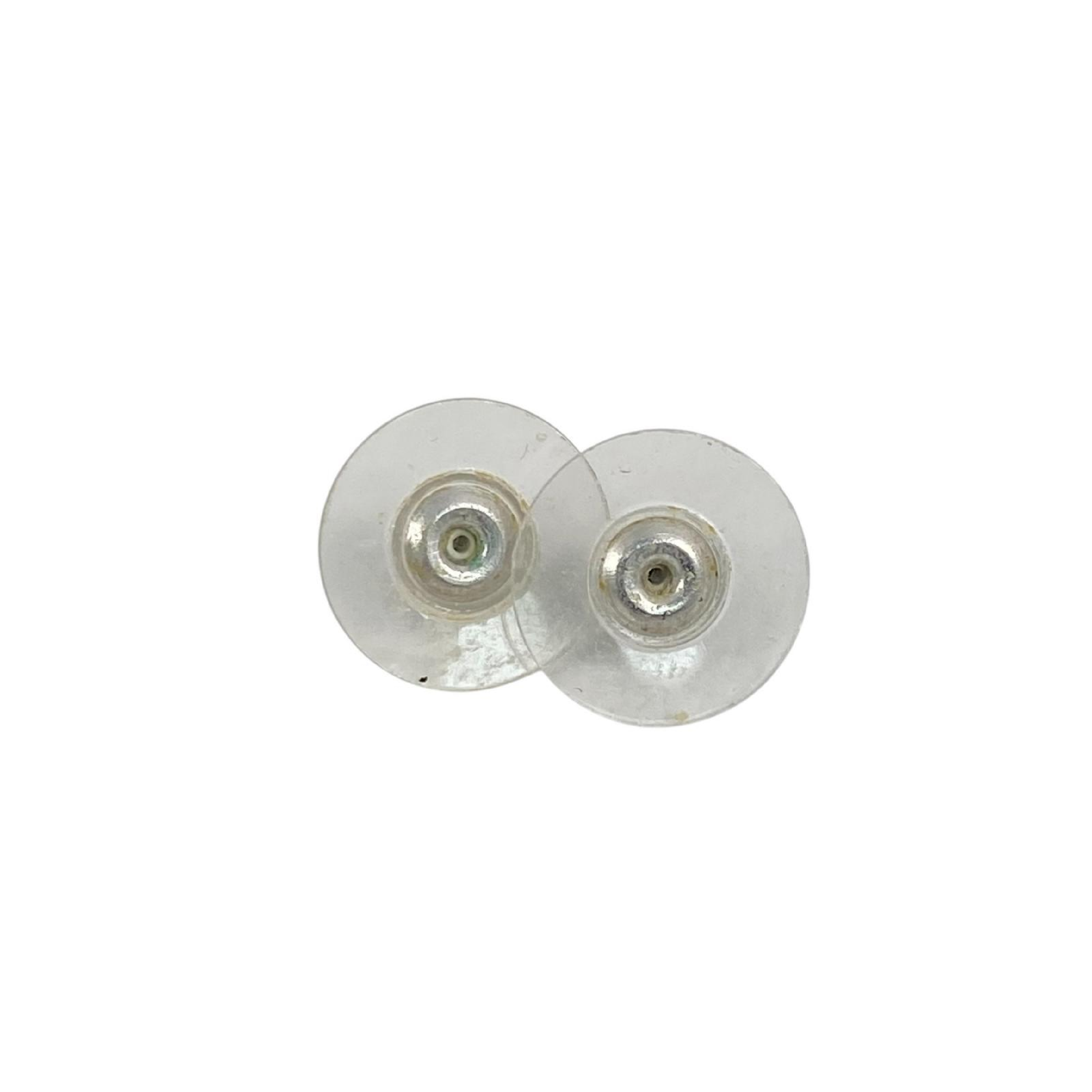 【*Shipped from: Hong Kong*】CHANEL ( ) Silver-colored Metal/Rhinestone Coco Mark A12W Earrings — view 9