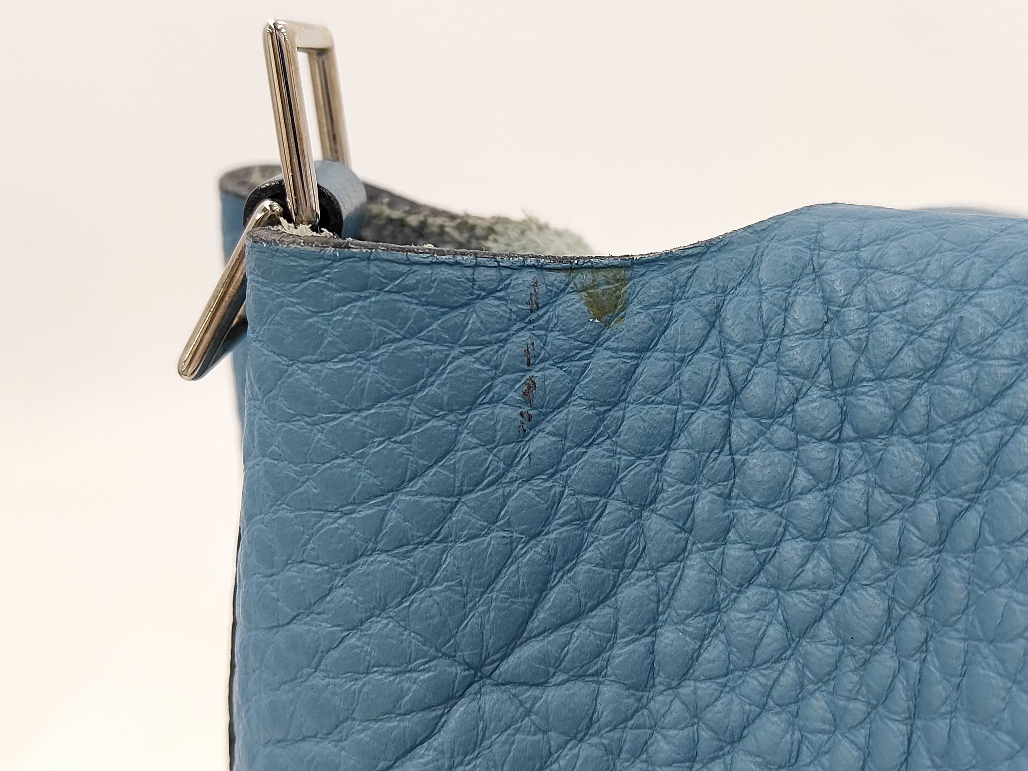 Picotin PM Blue Jean Handbag — view 12