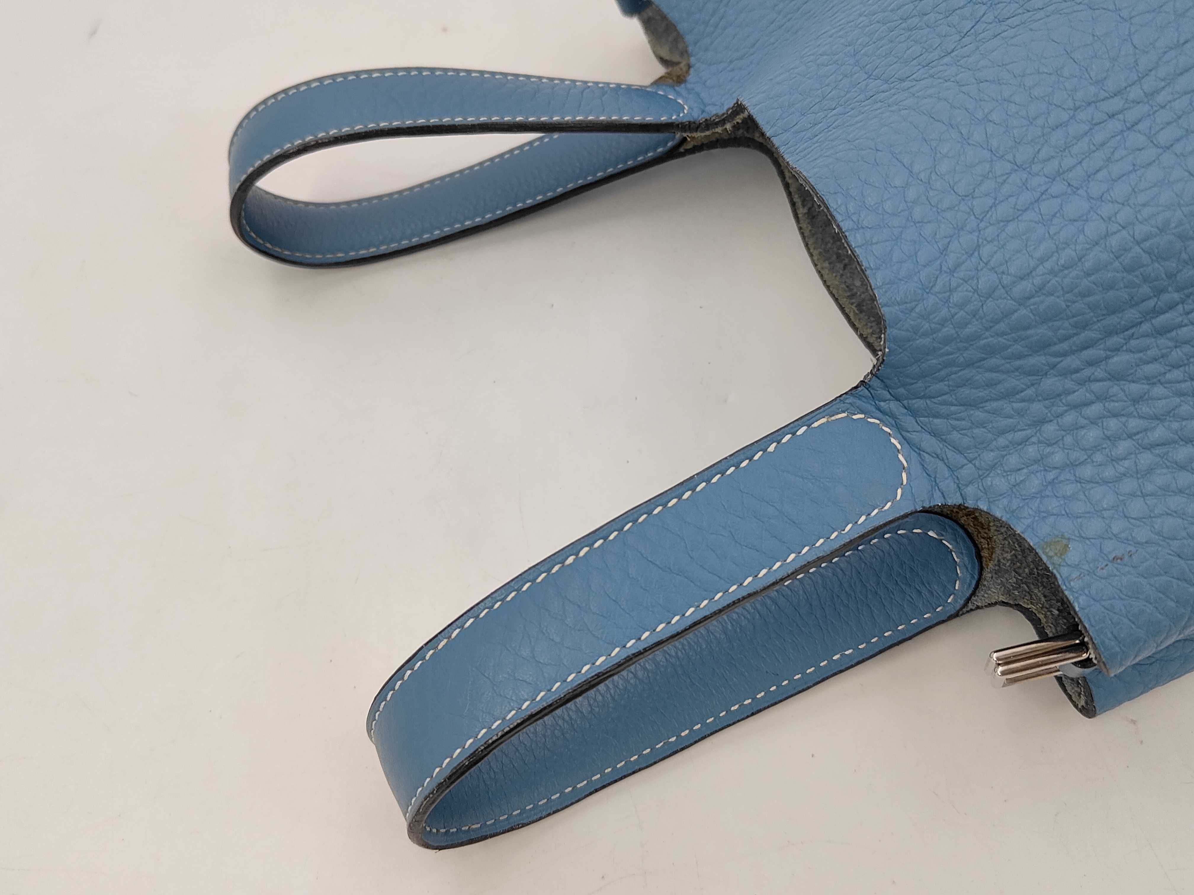 Picotin PM Blue Jean Handbag — view 3