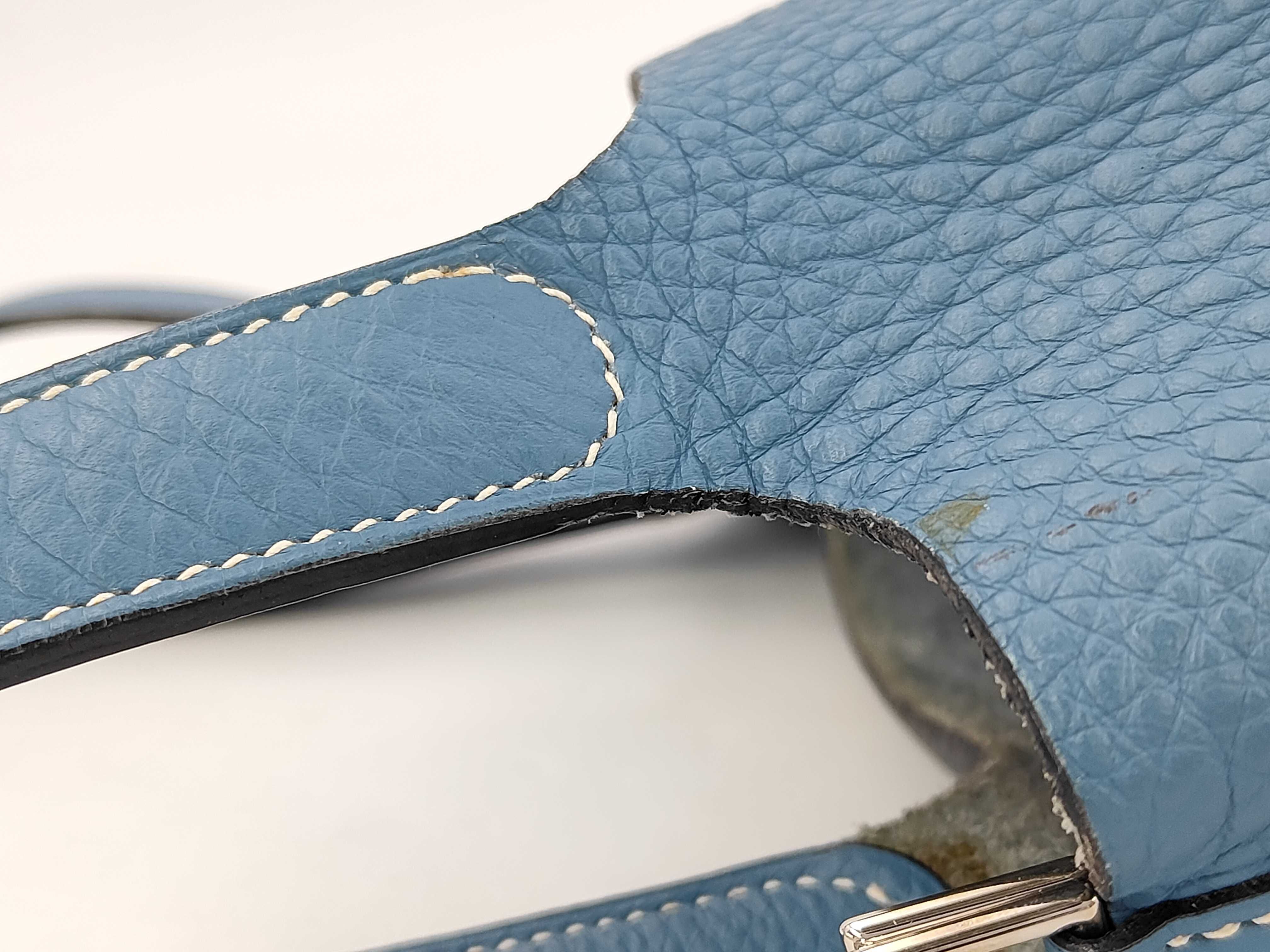 Picotin PM Blue Jean Handbag — view 5