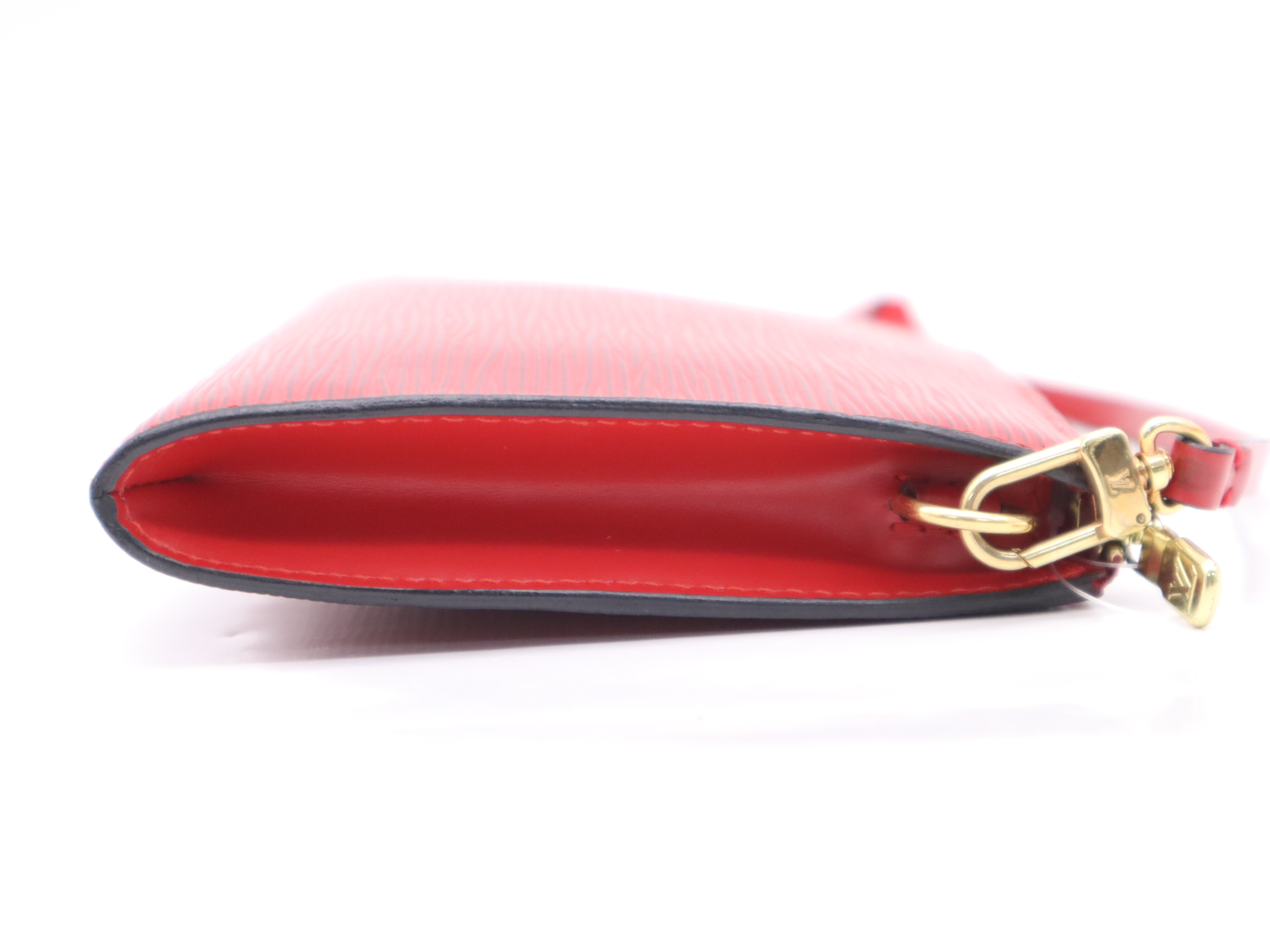 M52947 Epi Pochette Accessoires Castilian Red Pouch — view 5