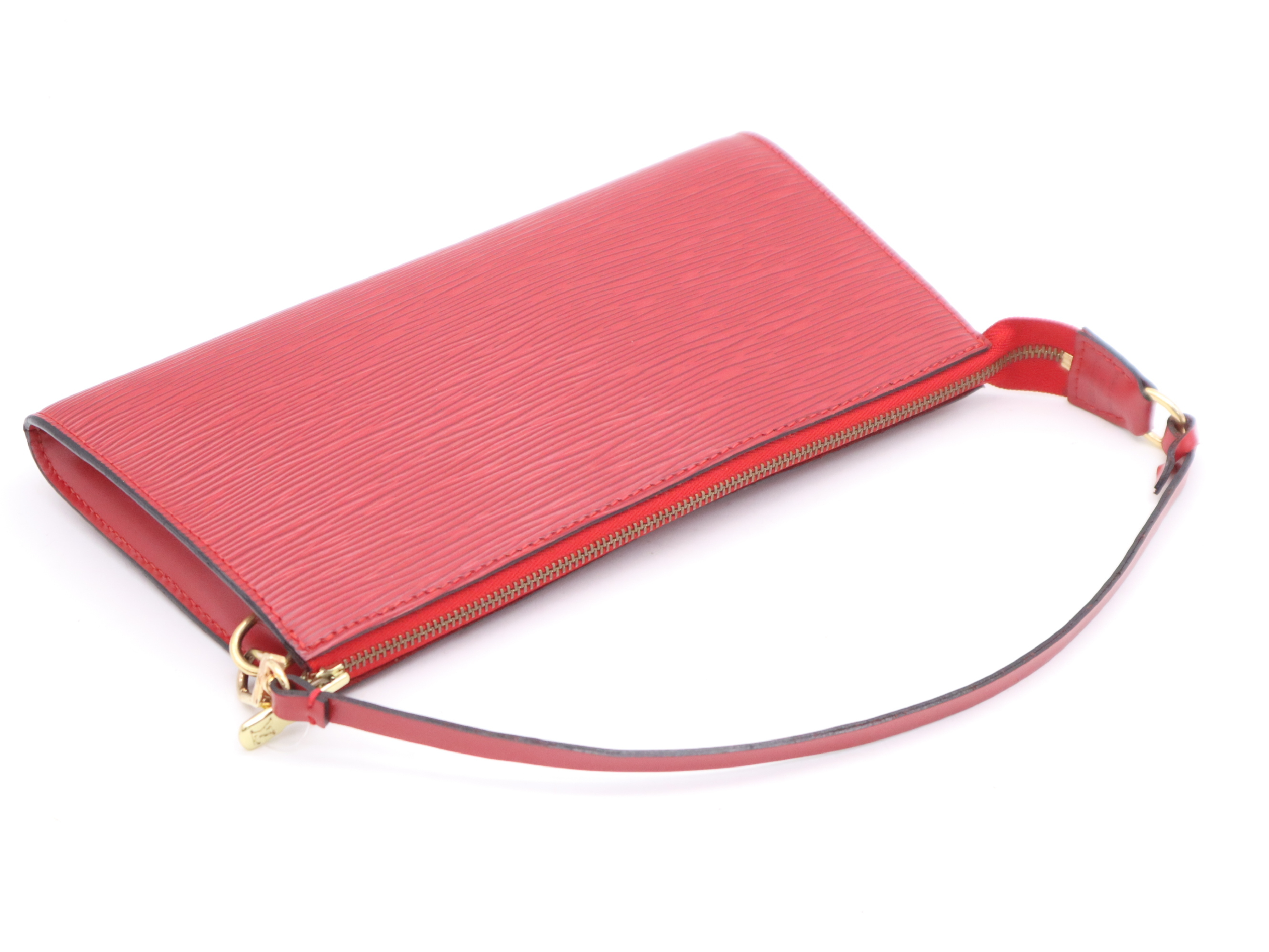 M52947 Epi Pochette Accessoires Castilian Red Pouch — view 6