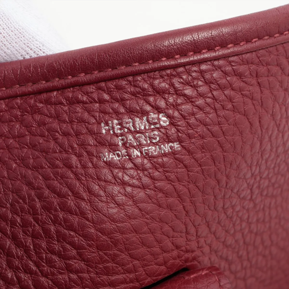 Evelyn 3 29 PM Taurillon Clemence Rouge Ash Silver Hardware P:2012 — view 8