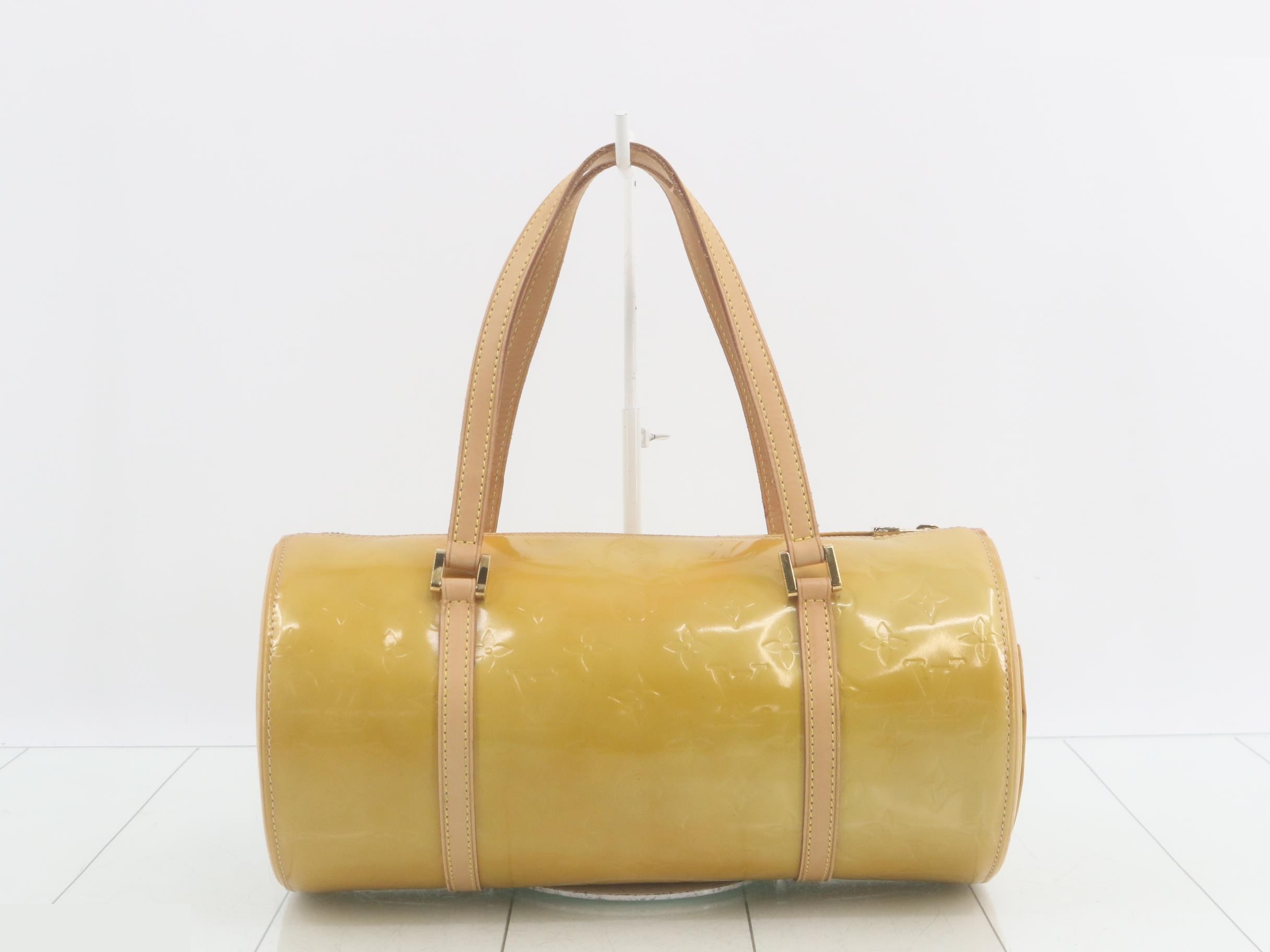 Vernis Enamel Beige x Gold Handbag VI0073 — view 2