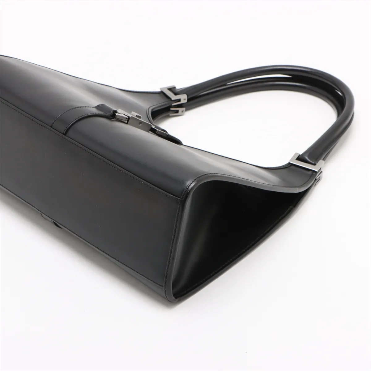 Jackie Leather Handbag Black — view 3