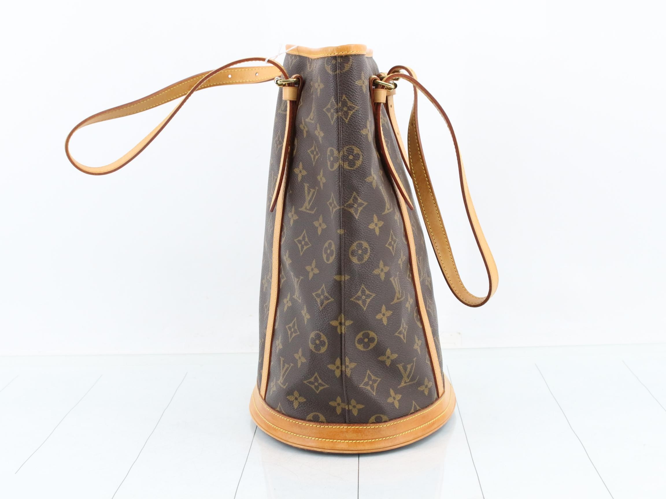 Monogram Bucket GM Tote Bag with Pouch — view 3