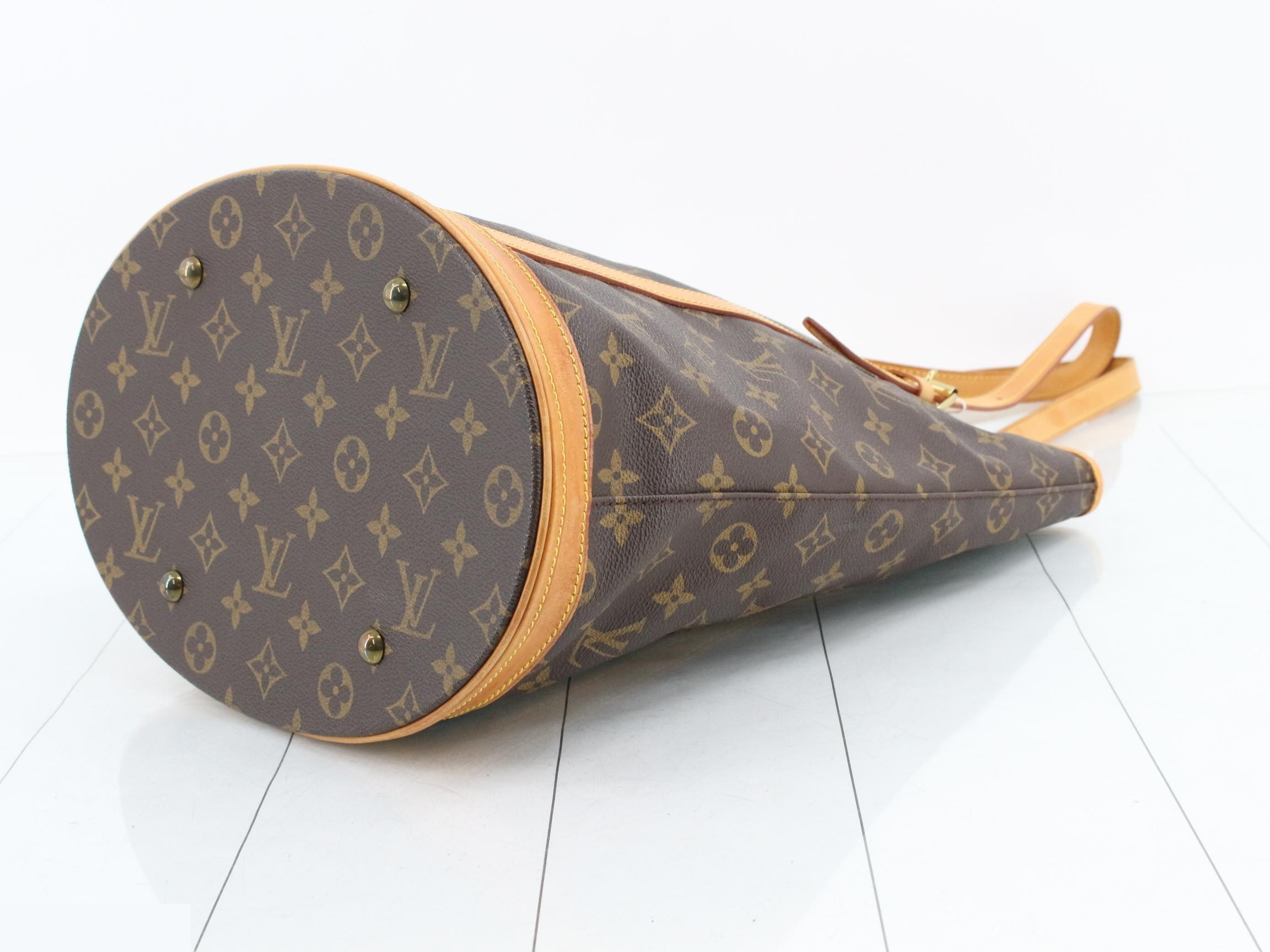 Monogram Bucket GM Tote Bag with Pouch — view 6