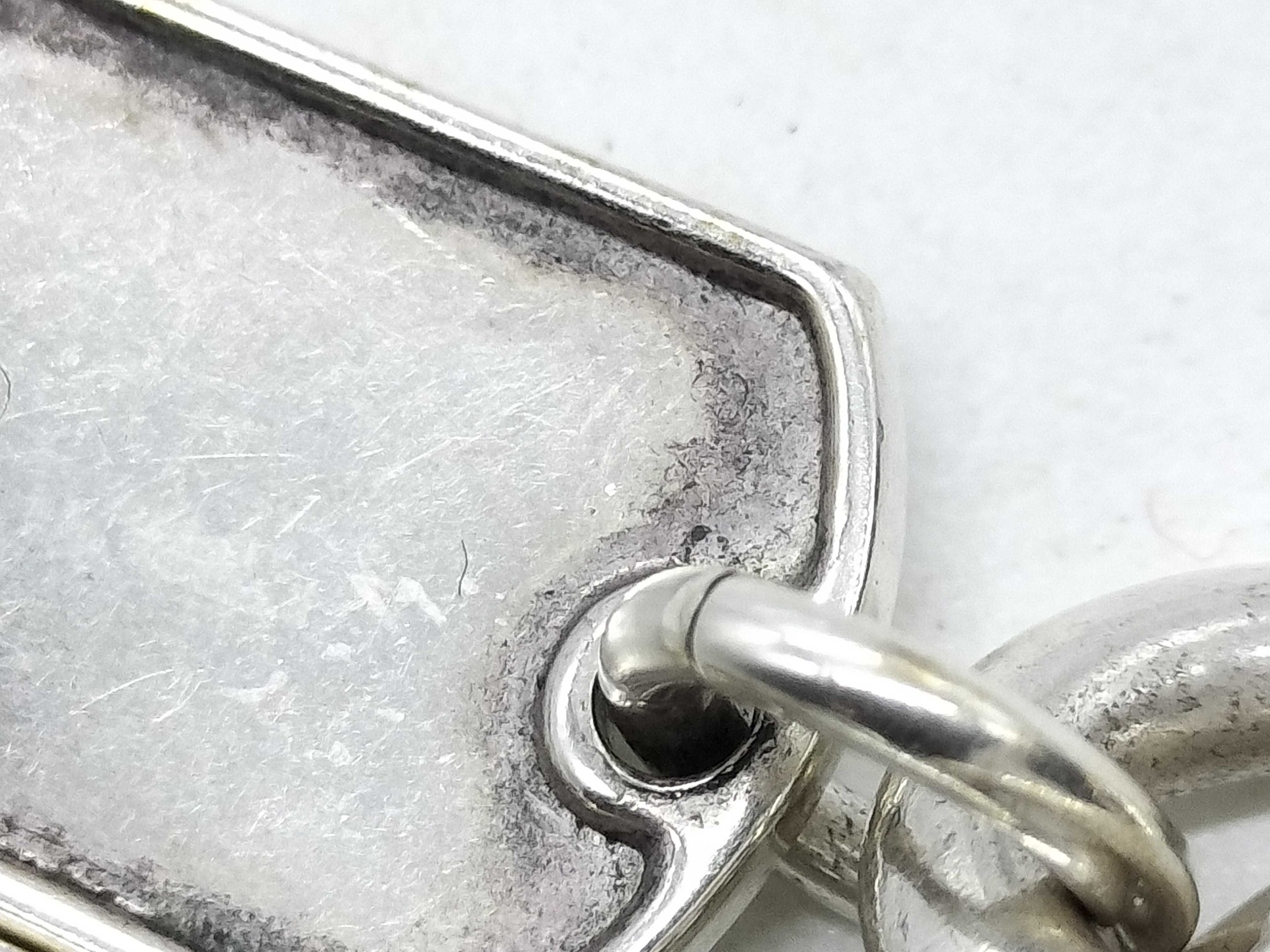 Double Dog Tag Chain Bracelet 925 Bracelet/Bangle — view 8