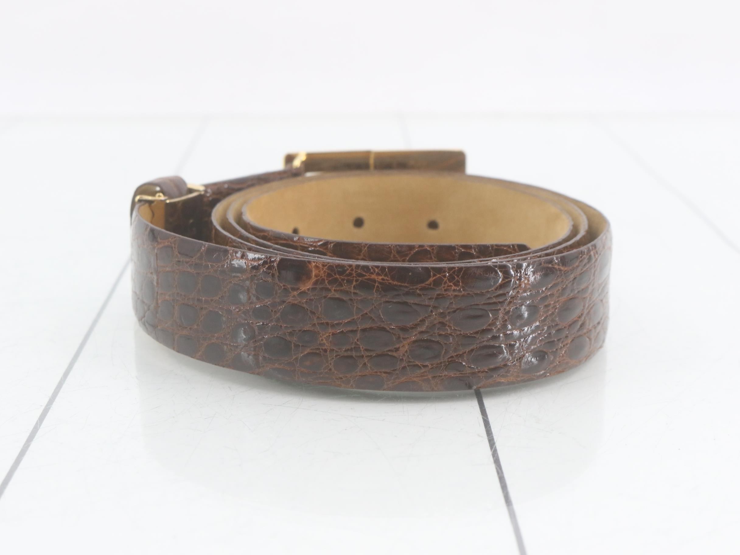 crocodile belt — view 2