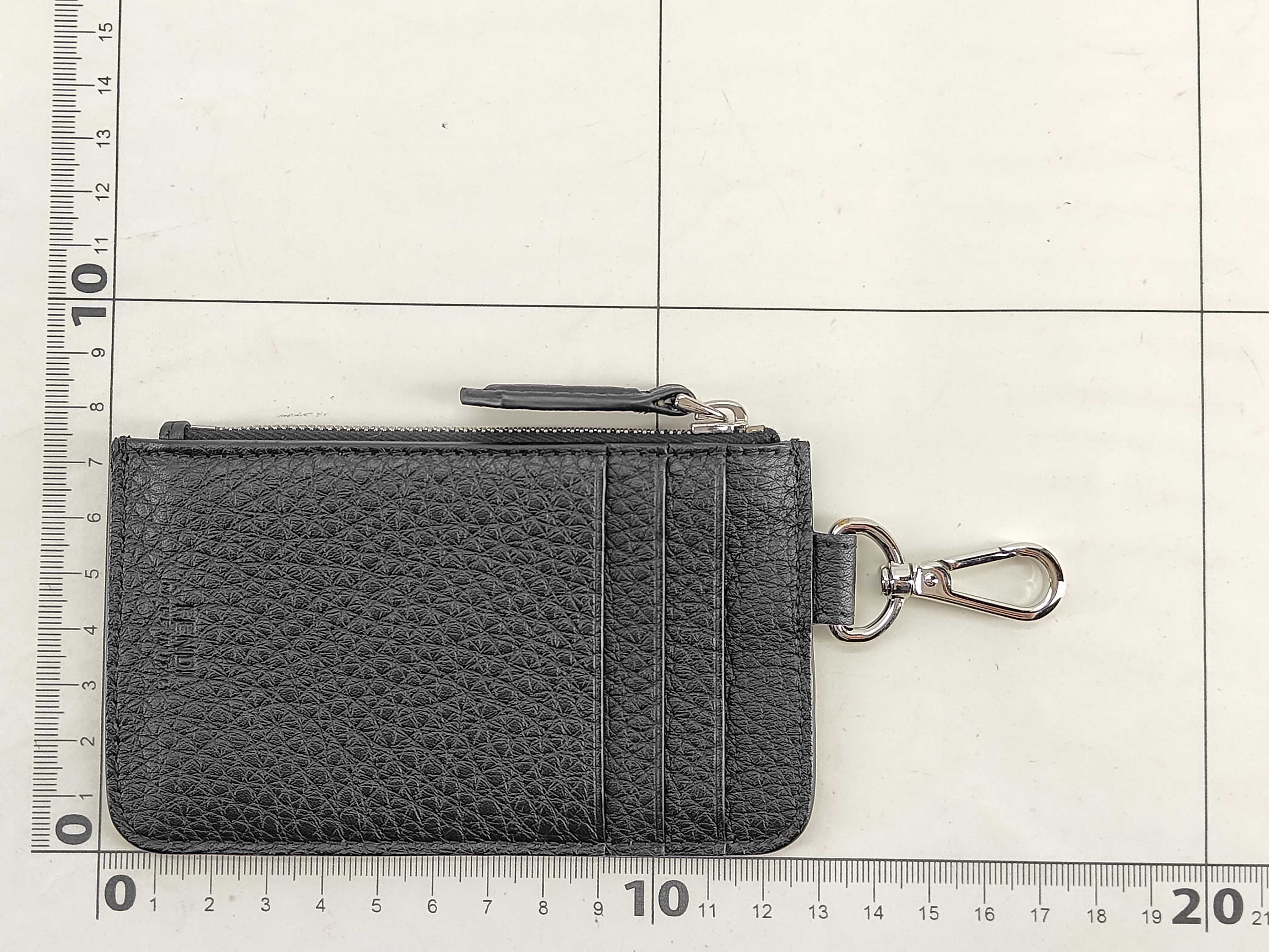 card case, black, 7M0343AJJ1, FF logo, with box, leather coin case. — view 2