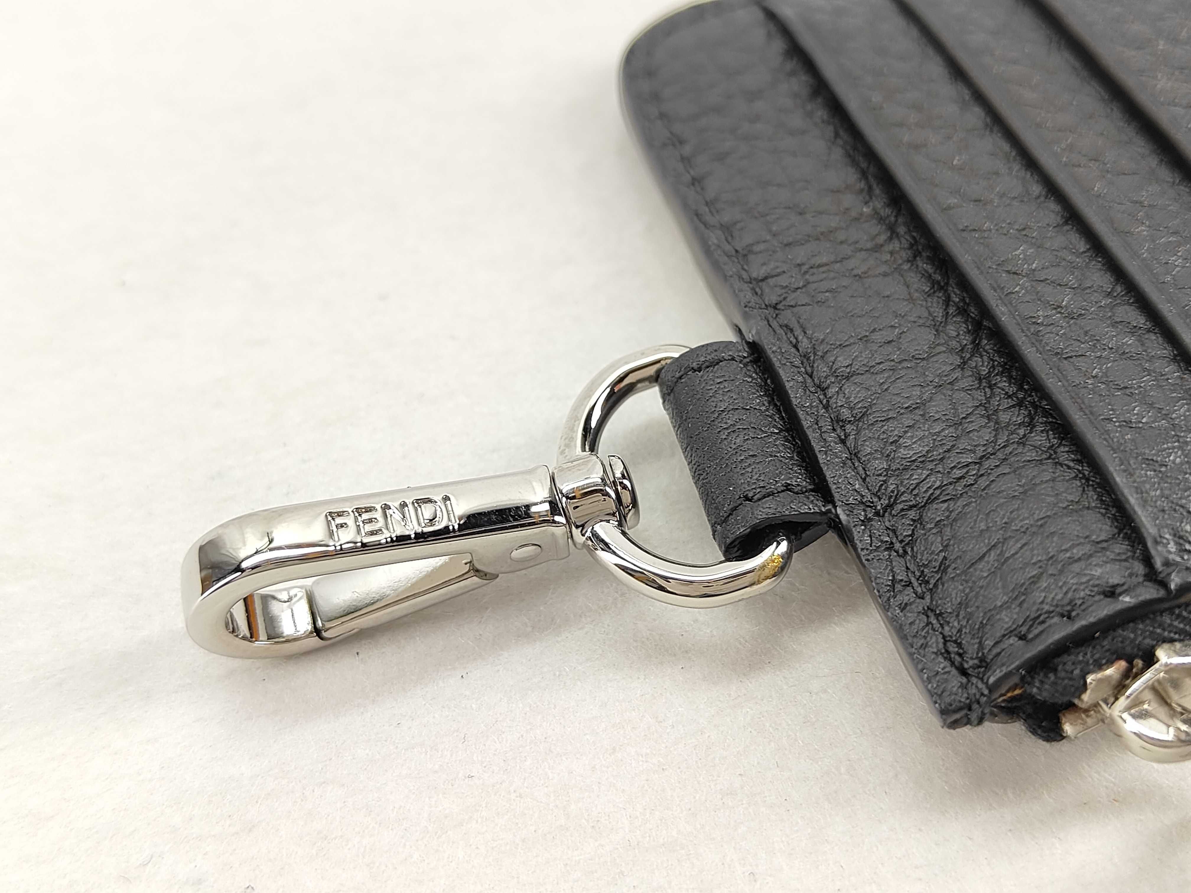 card case, black, 7M0343AJJ1, FF logo, with box, leather coin case. — view 11