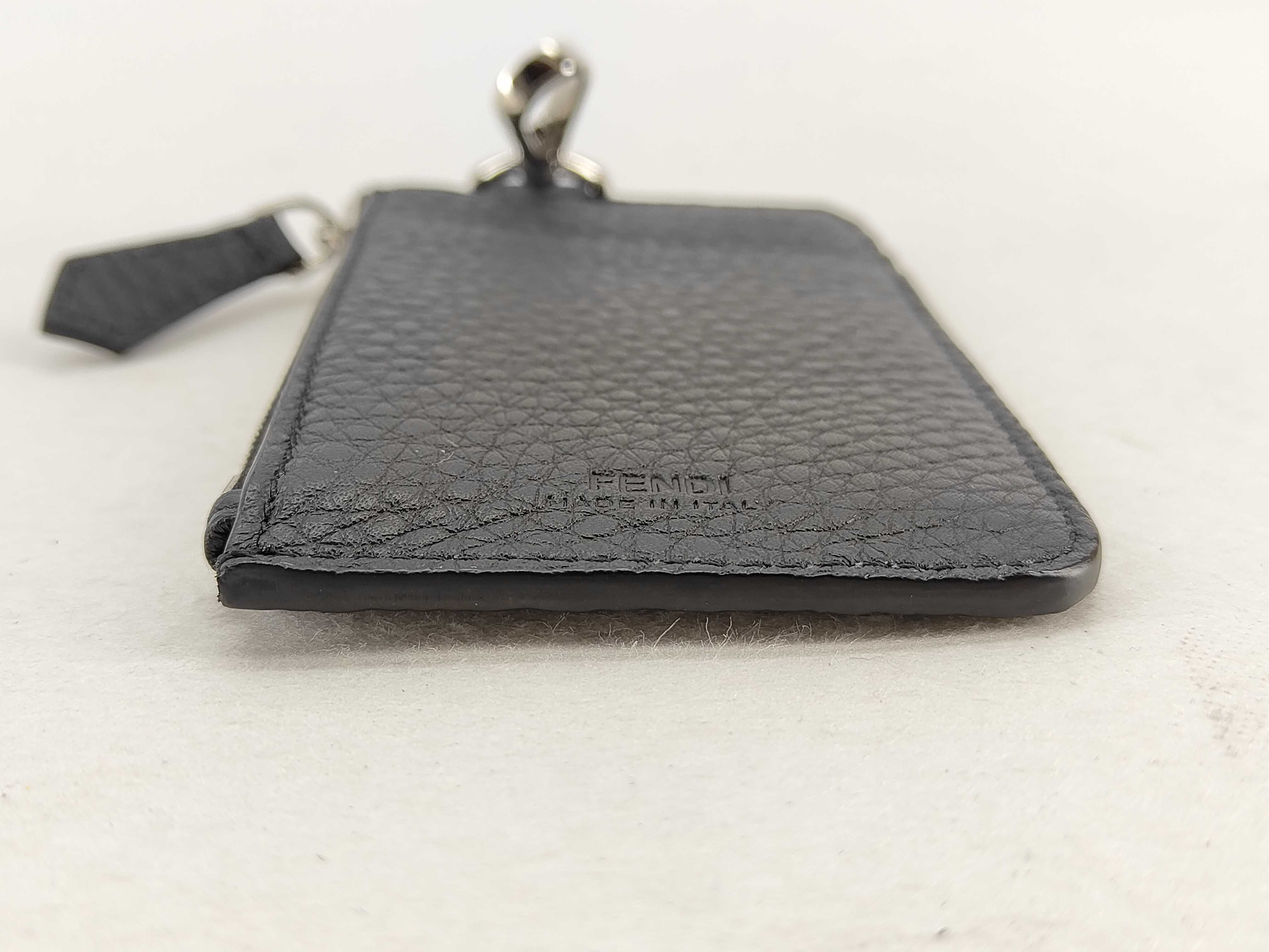 card case, black, 7M0343AJJ1, FF logo, with box, leather coin case. — view 4