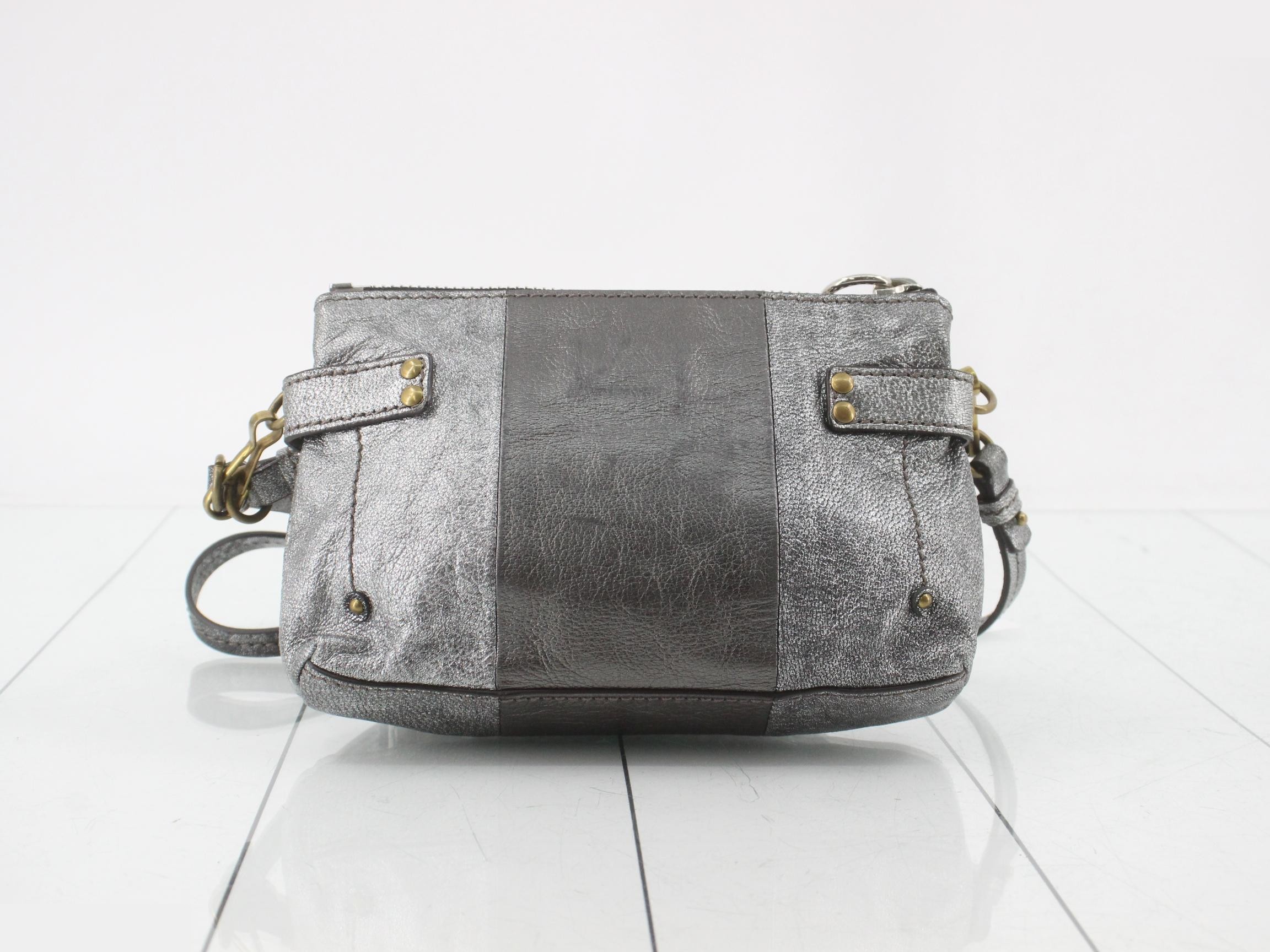 Paddington 2-way Shoulder Bag, Leather, Metallic — view 2