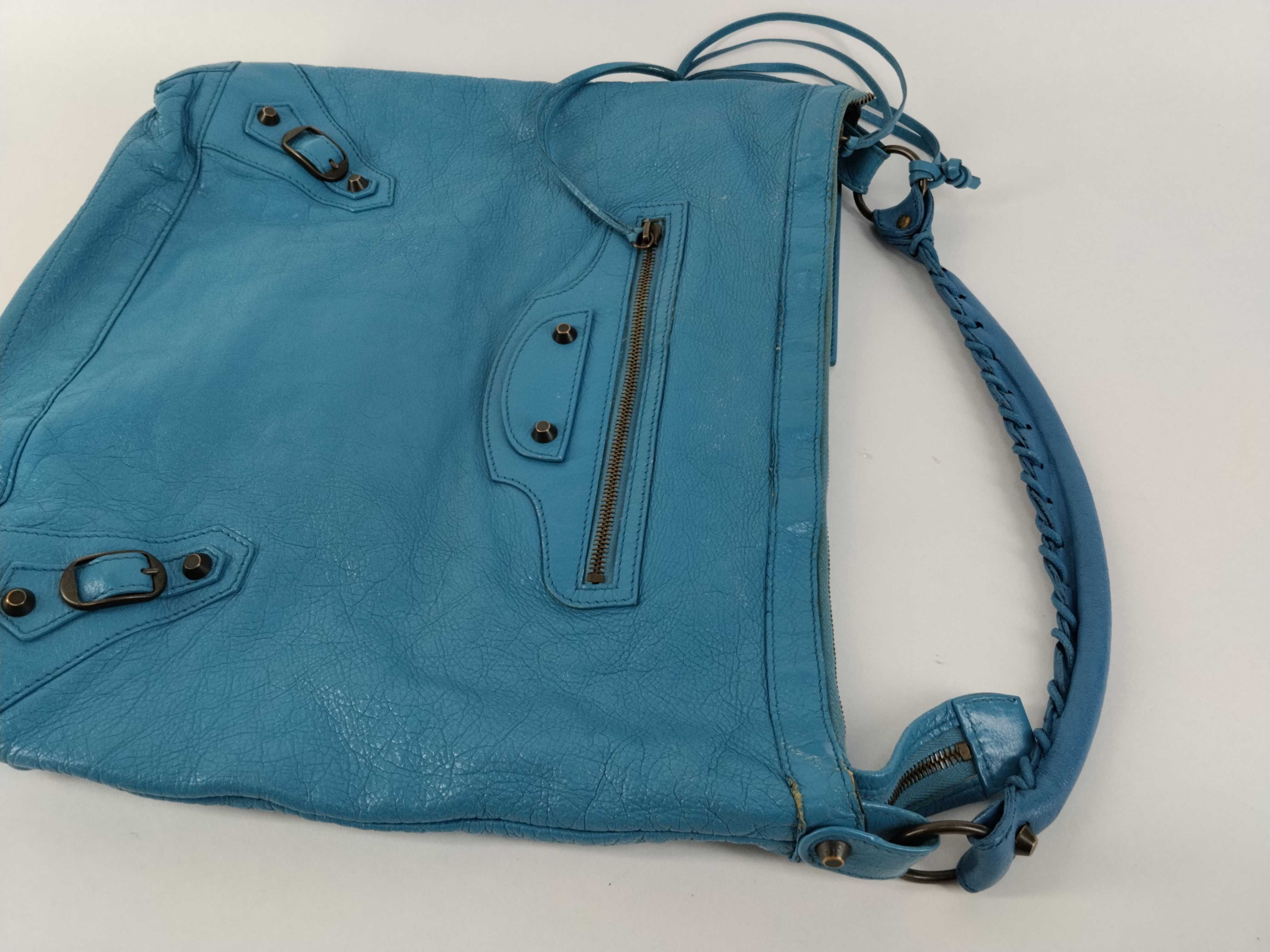 BAG LAGON LAMBSKIN LEATHER MOTORCYCLE DAY BAG W/ MIRROR 140442.4470 Handbag — view 3