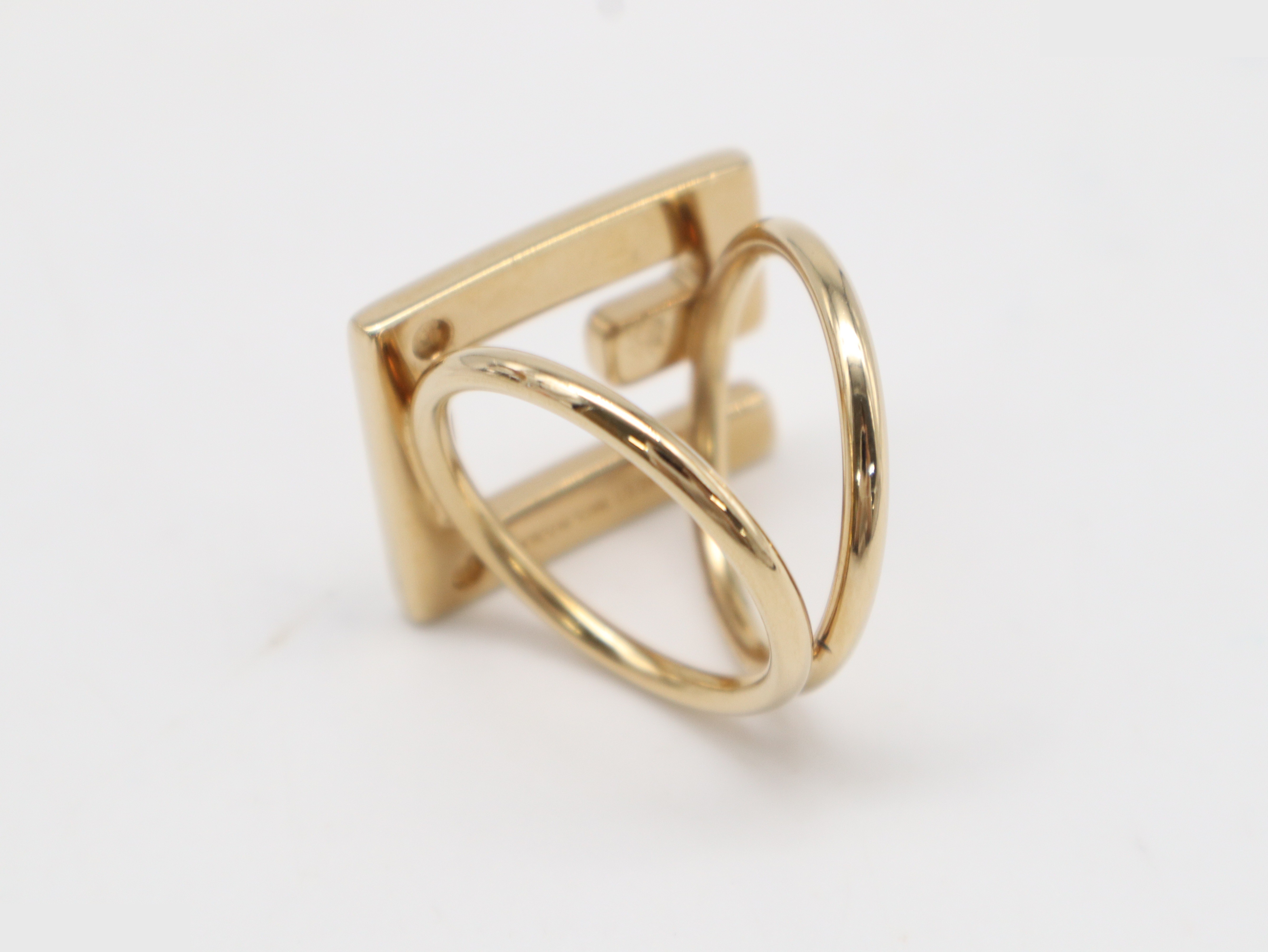GP scarf ring G logo — view 2