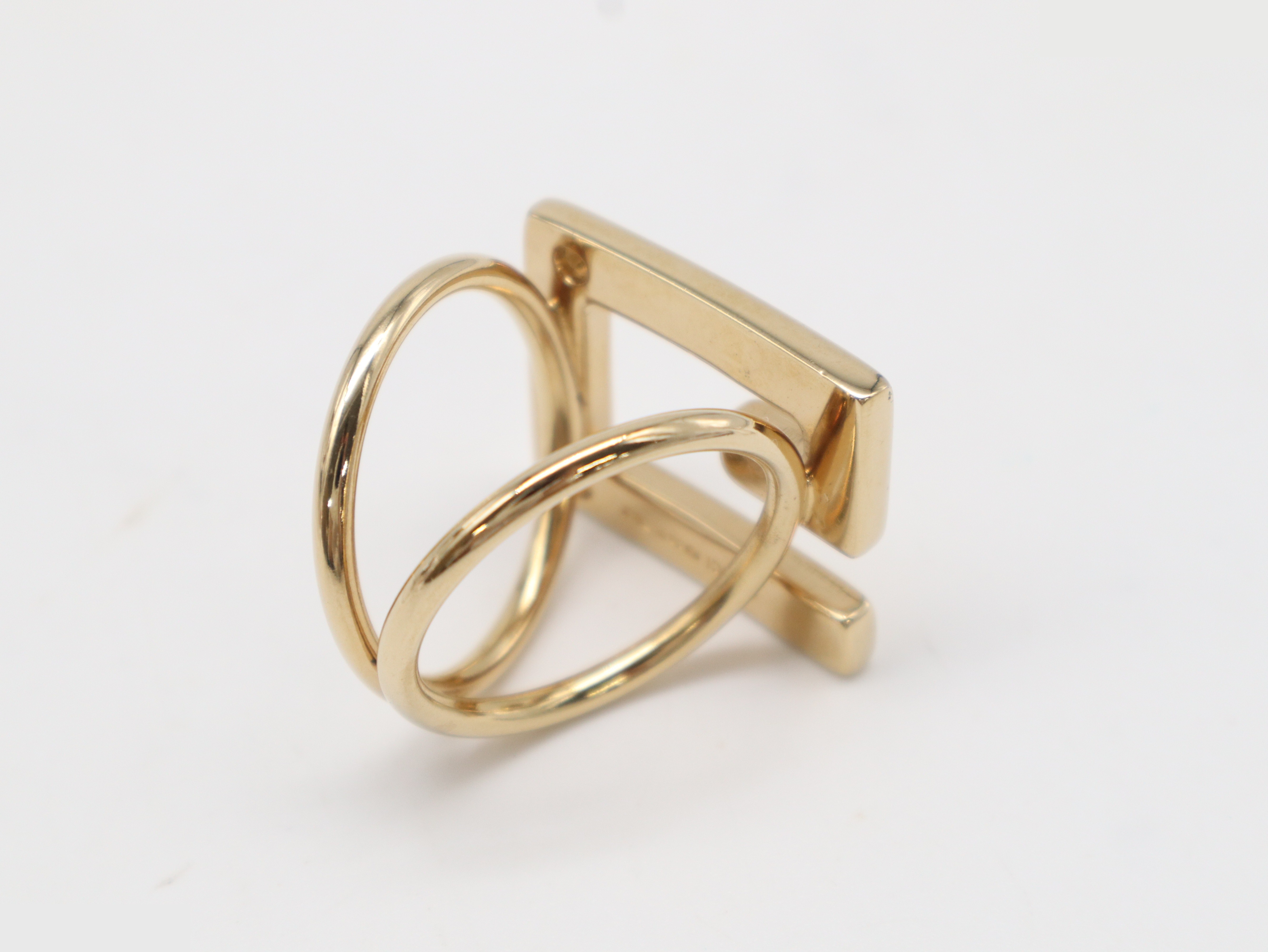 GP scarf ring G logo — view 3