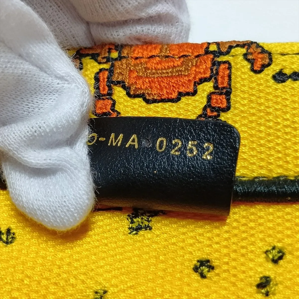 Book Tote Small Canvas Handbag, Yellow — view 12