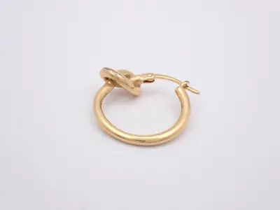 Knot Hoop Earring SCA1233 (Single Earring Only)