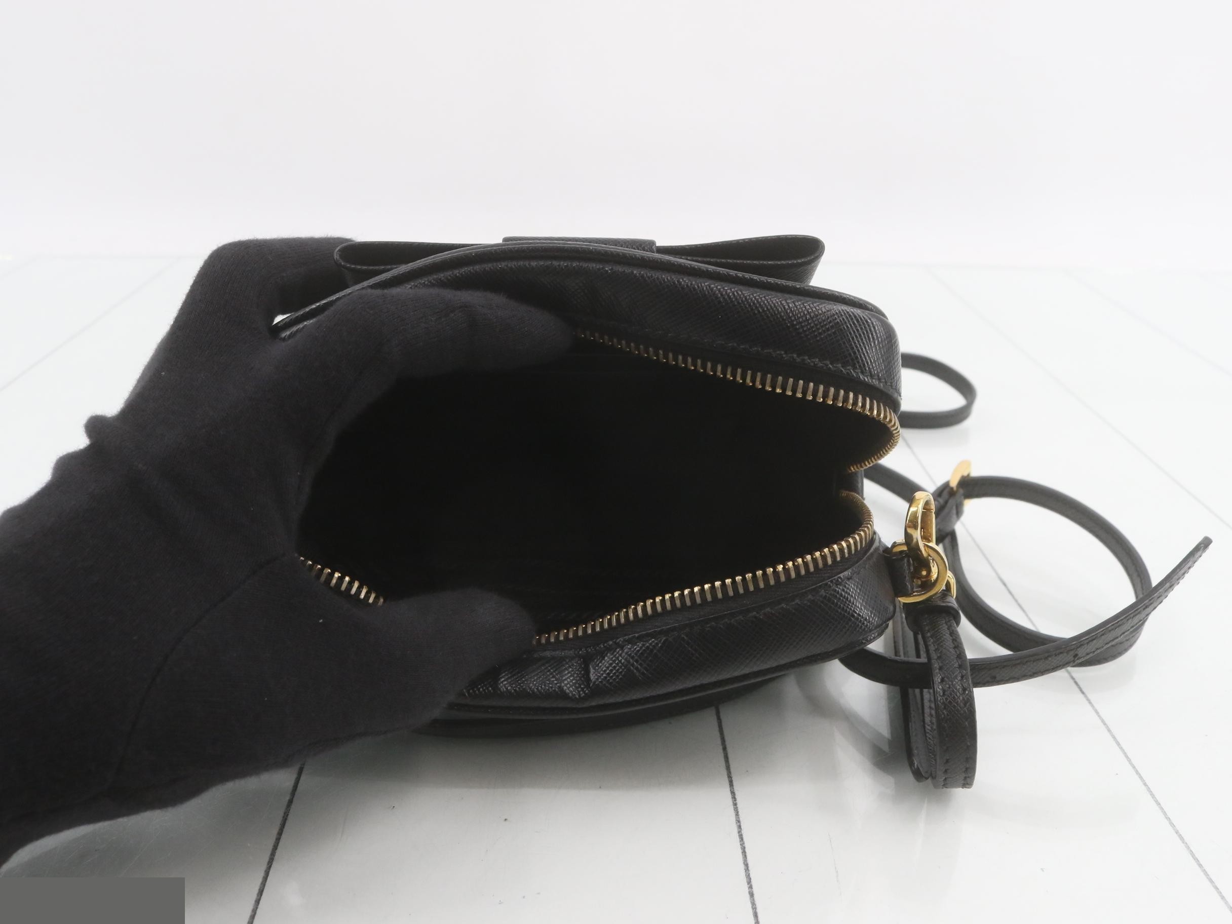 Saffiano Ribbon Shoulder Bag — view 4
