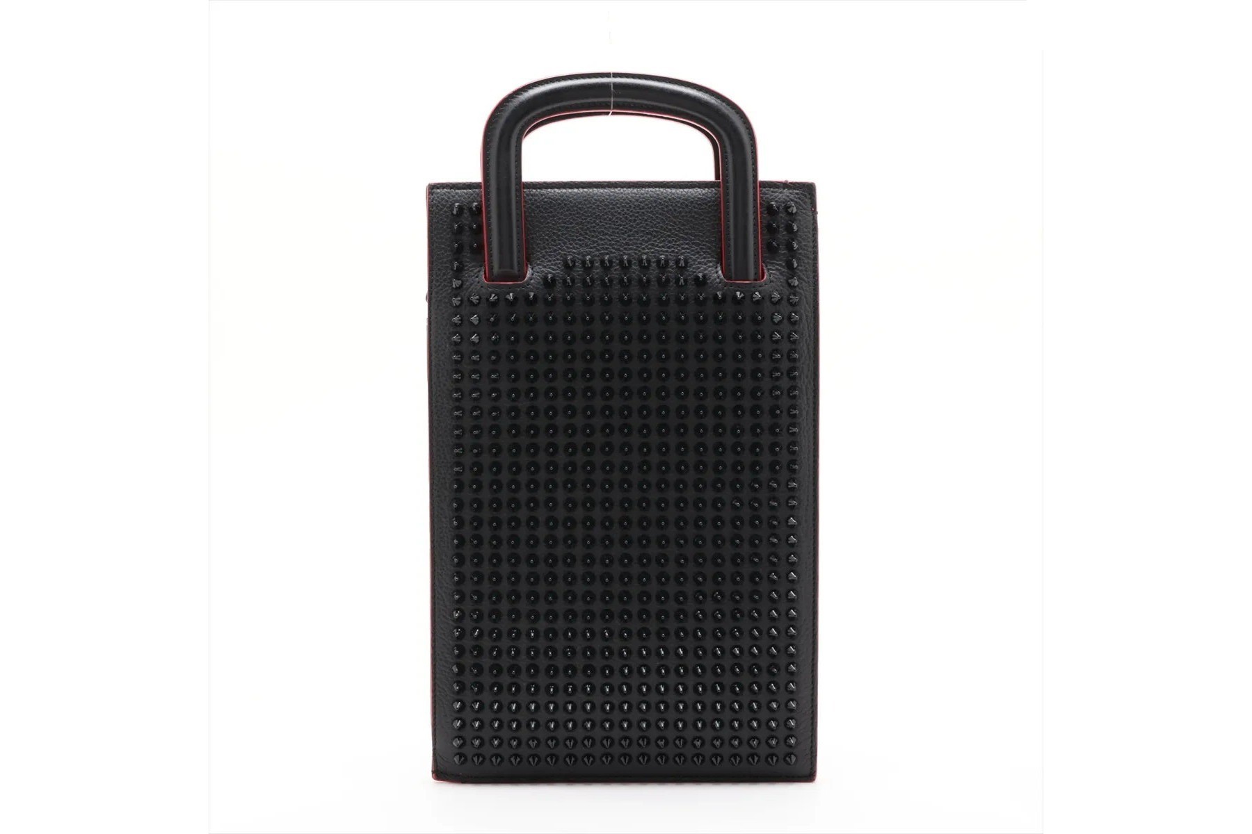 Trick Track Spike Stud Leather Second Bag — view 2