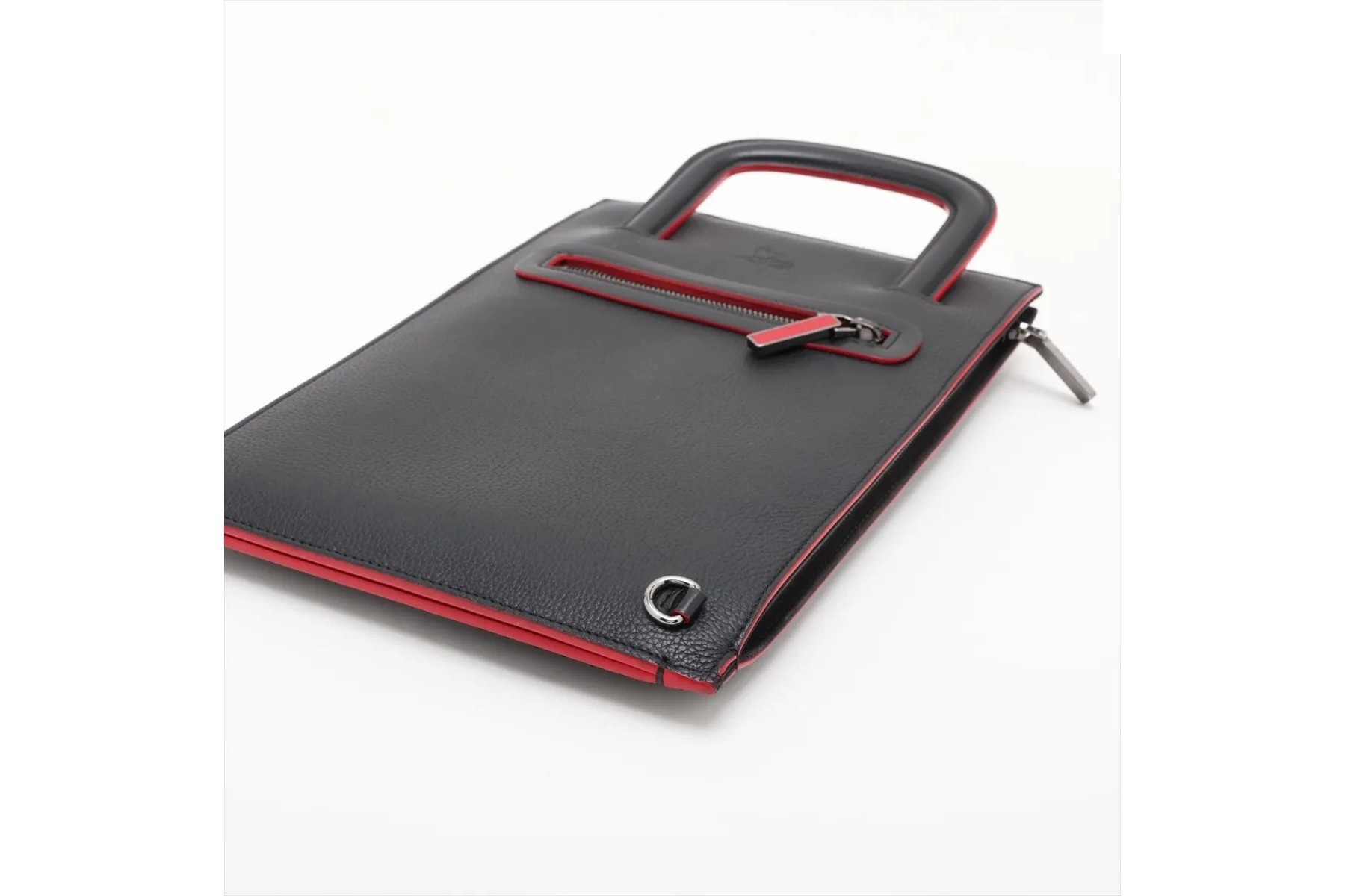 Trick Track Spike Stud Leather Second Bag — view 3