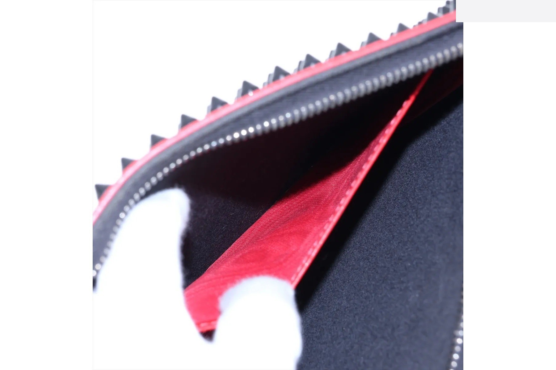 Trick Track Spike Stud Leather Second Bag — view 8
