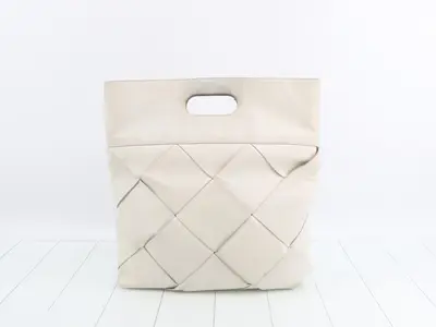 Maxi Intrecciato (Bag) - Handbag - White